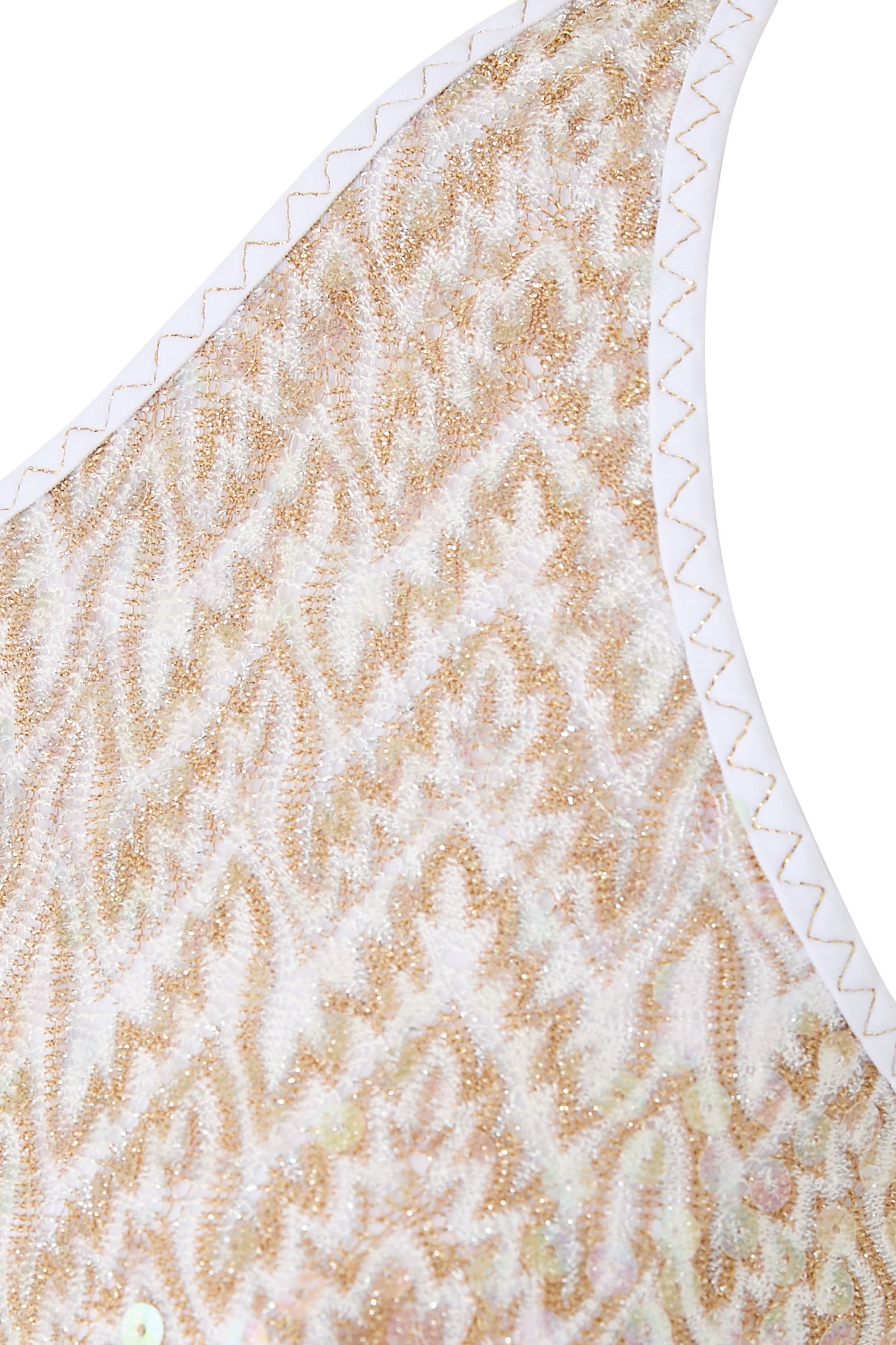 Zigzag Pattern One-Piece Swimsuit 