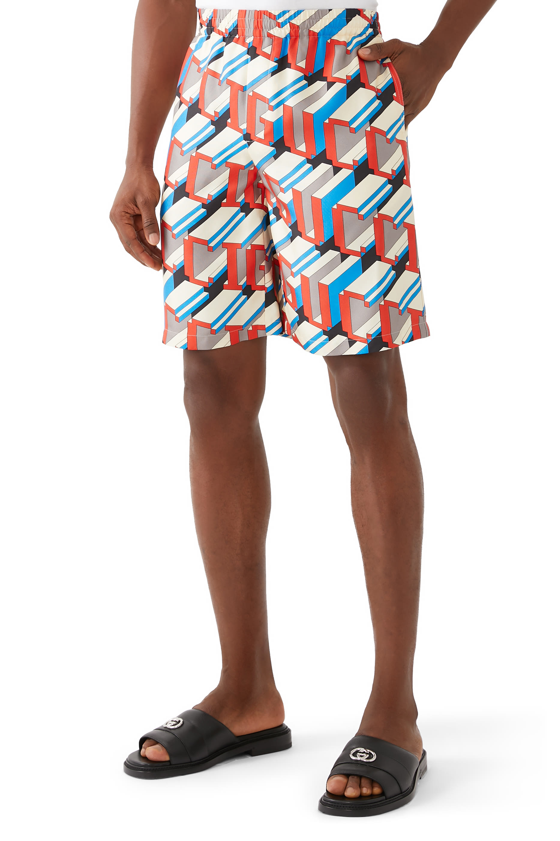 Pixel Print Shorts