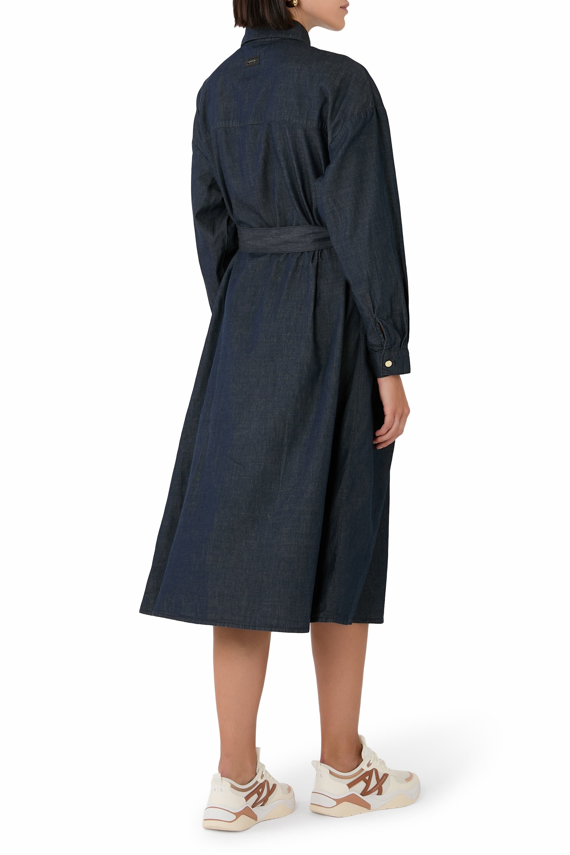 Button-Up Midi Dress