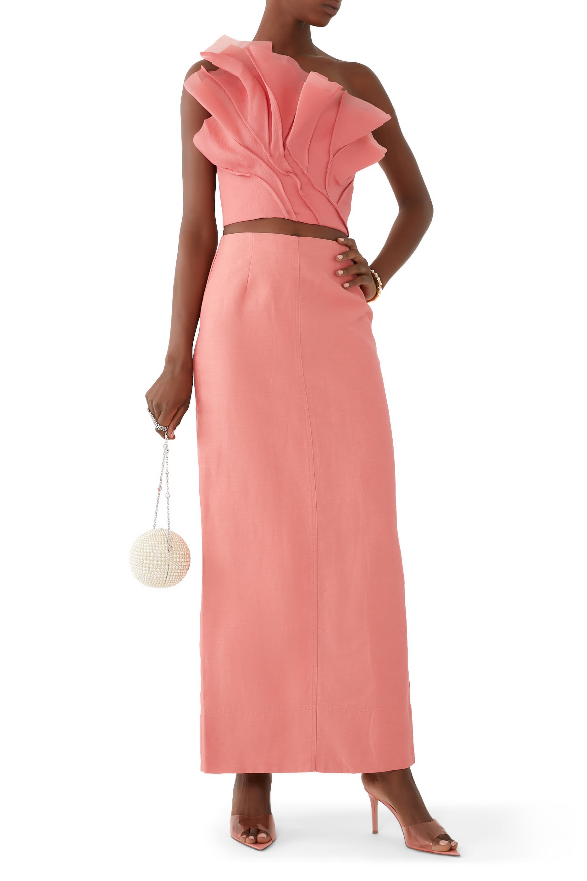 Mary Column Maxi Skirt