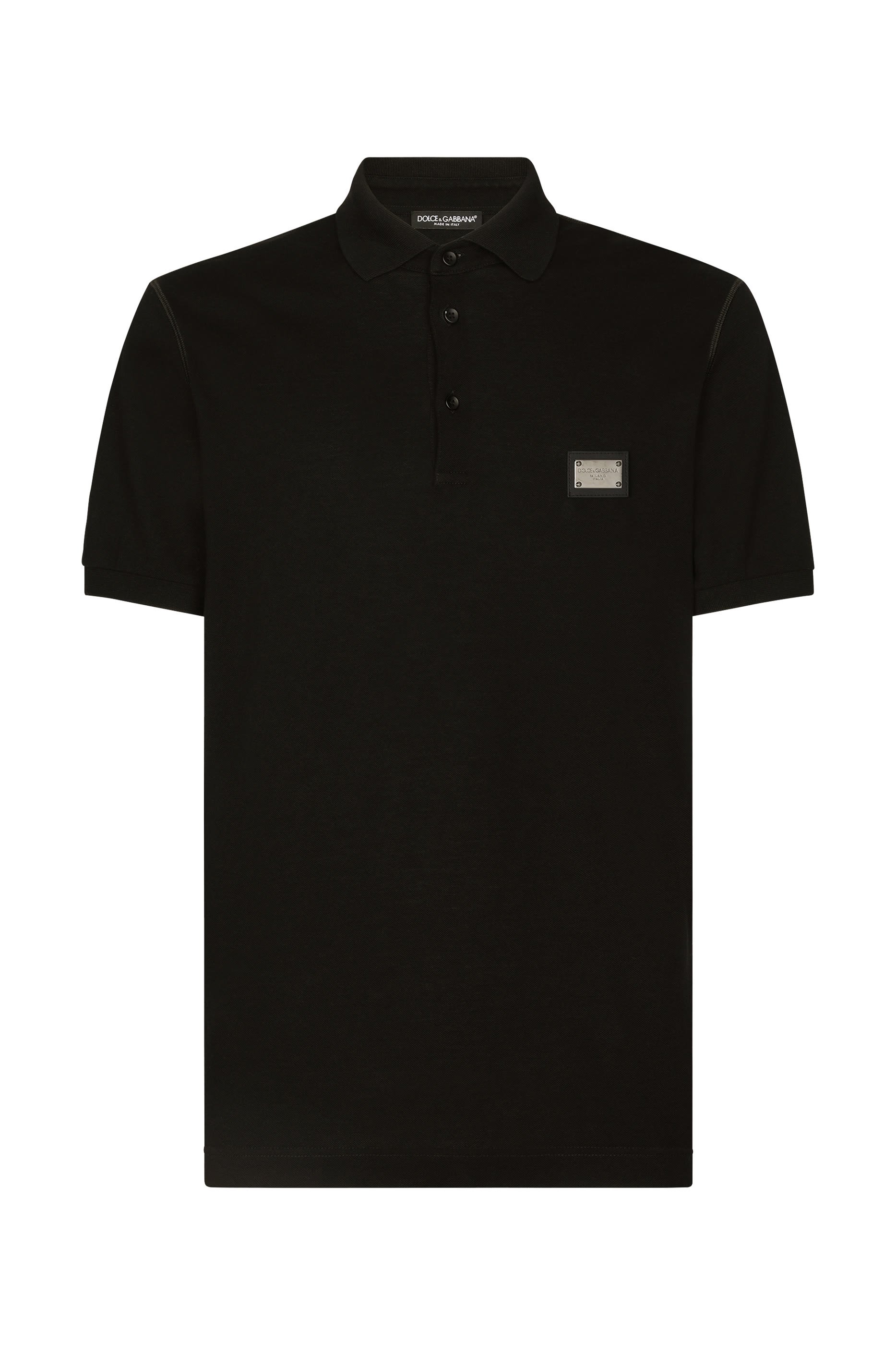 Logo Cotton Piqu&eacute; Polo-Shirt