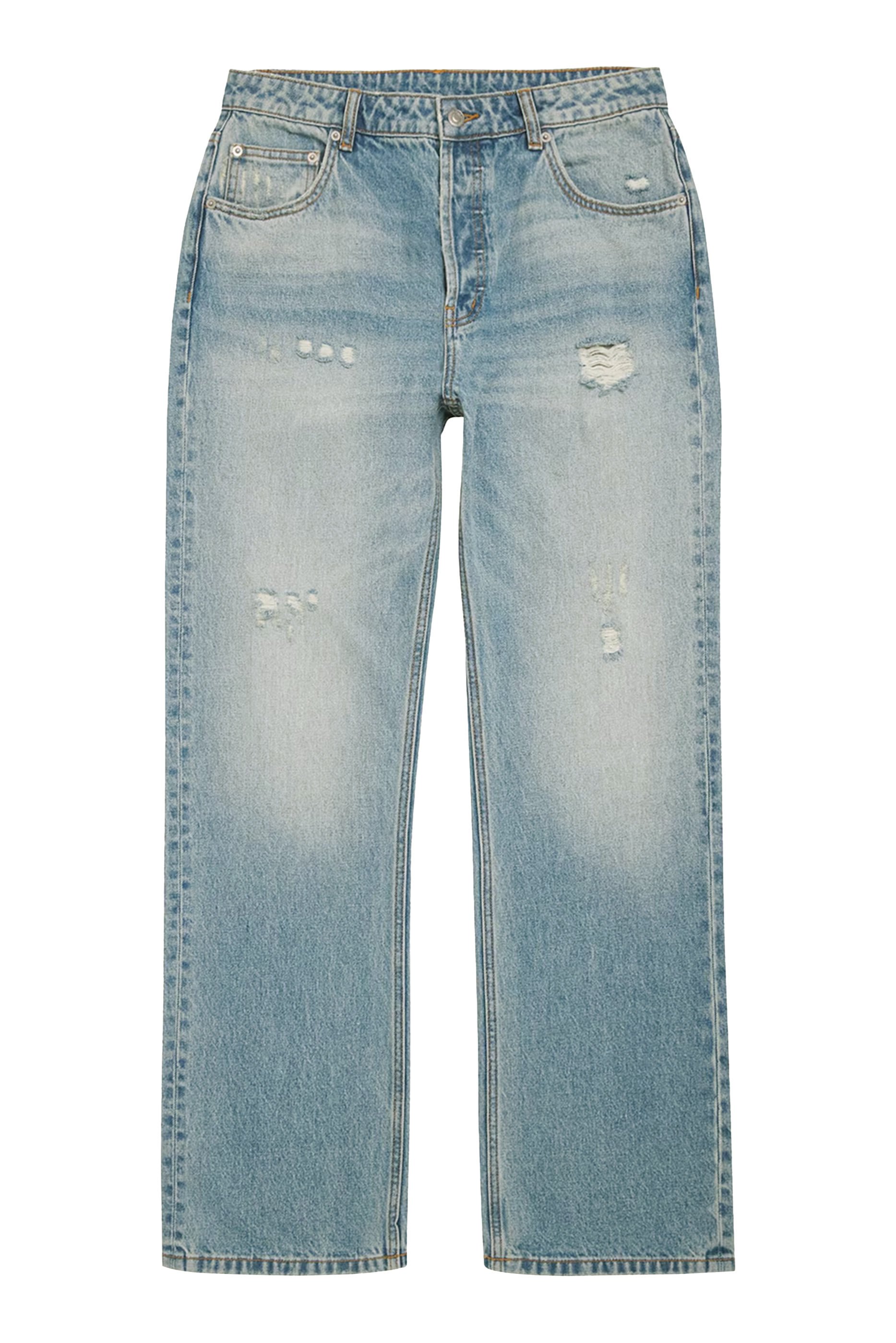 Distressed Denim Jeans