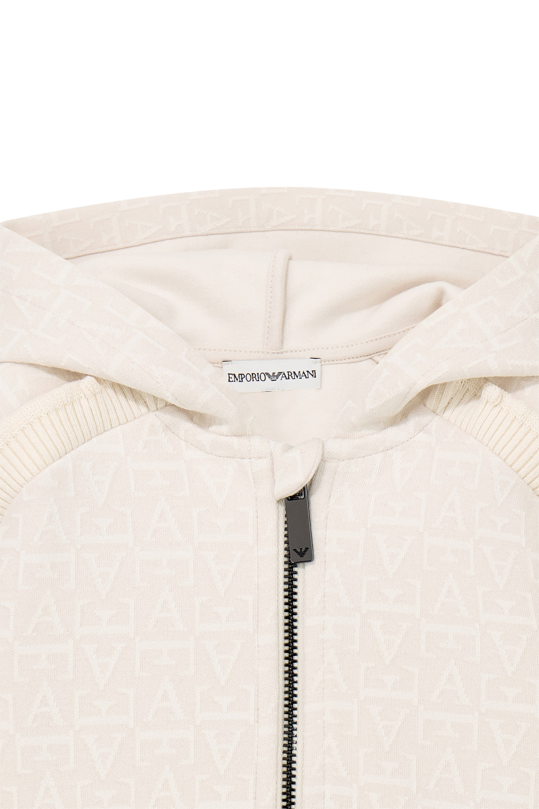 Kids Jacquard Jersey Zip Hoodie 