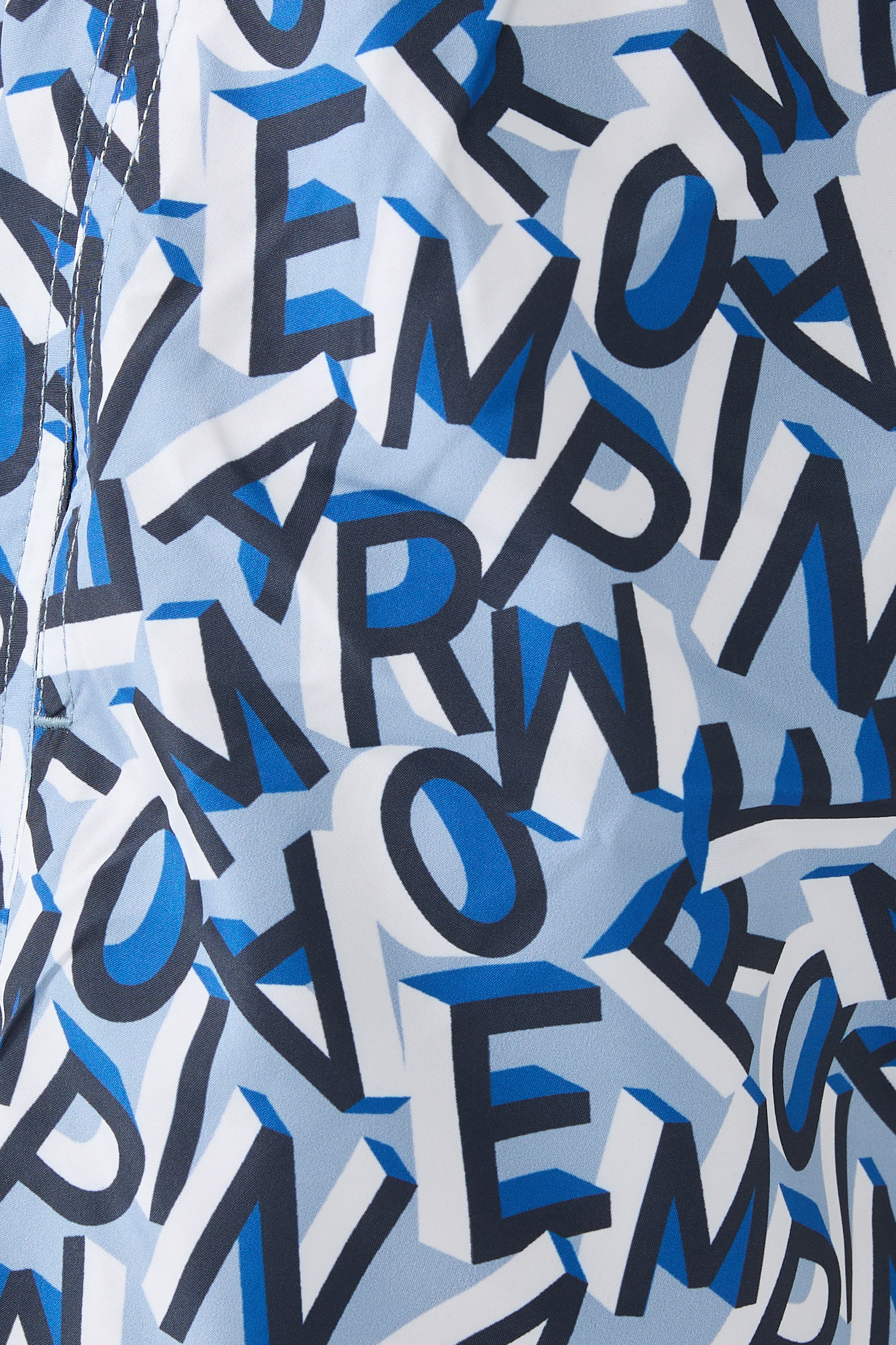 All-Over Text Logo Swim Shorts