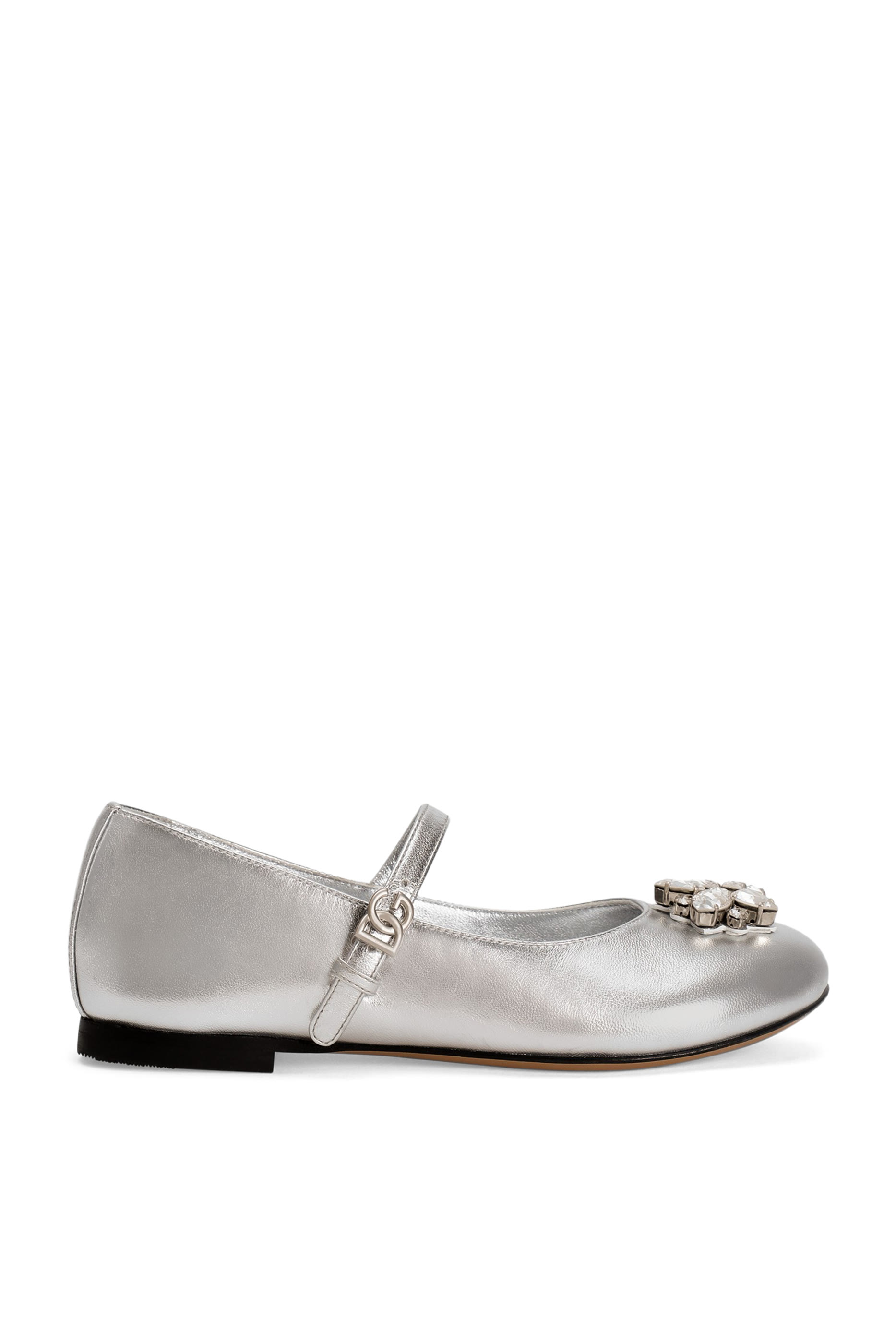 Kids Ballet Flats with Brooches
