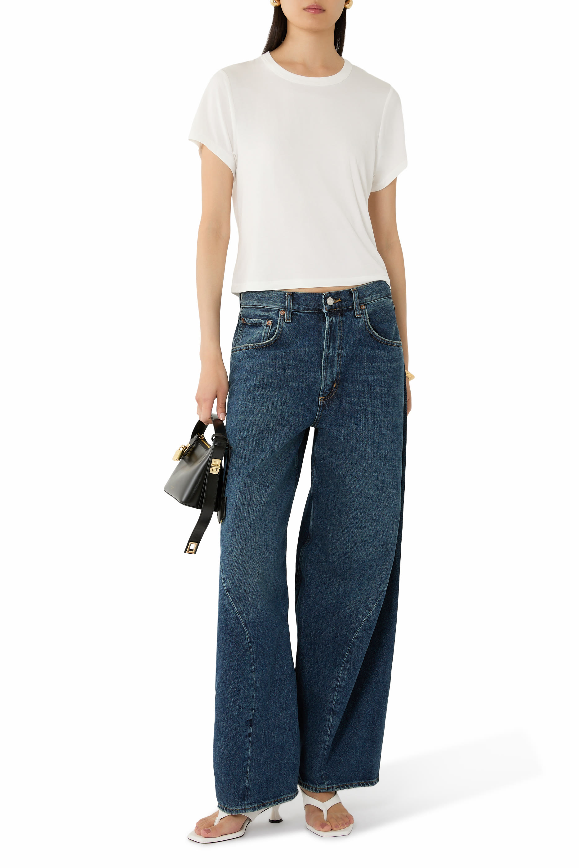 Twist Wide-Leg Jeans