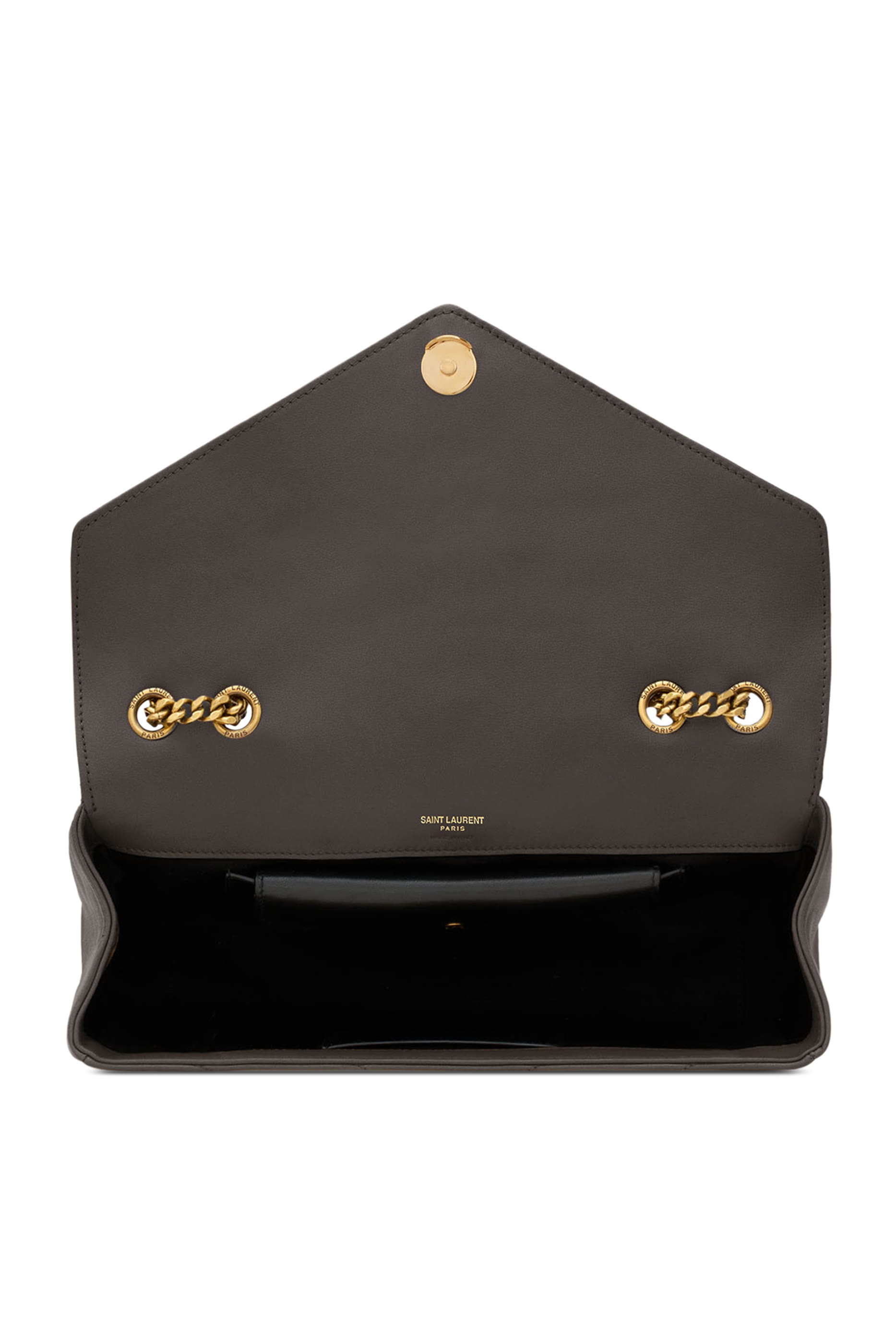 Loulou Medium Chain Bag In Matelass&eacute; Lambskin