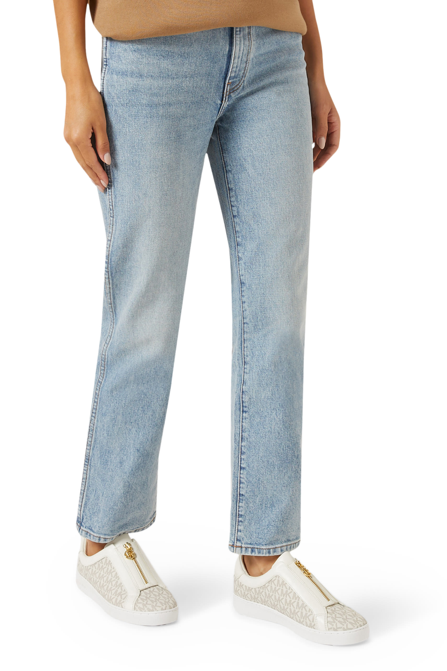 Keaton Signature Logo Zip-Up Sneakers