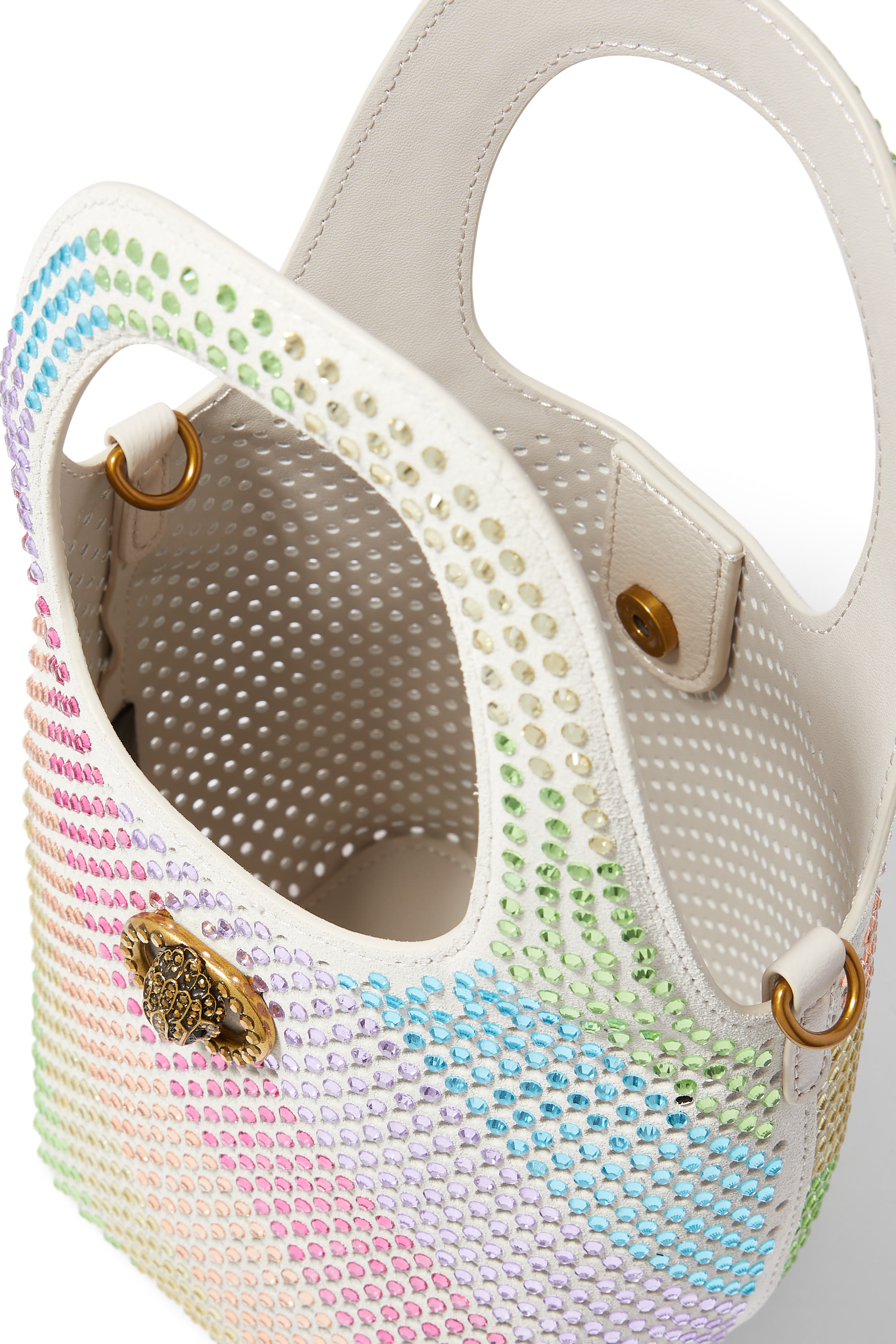 Small Chelsea Crystal Mini Bucket Bag