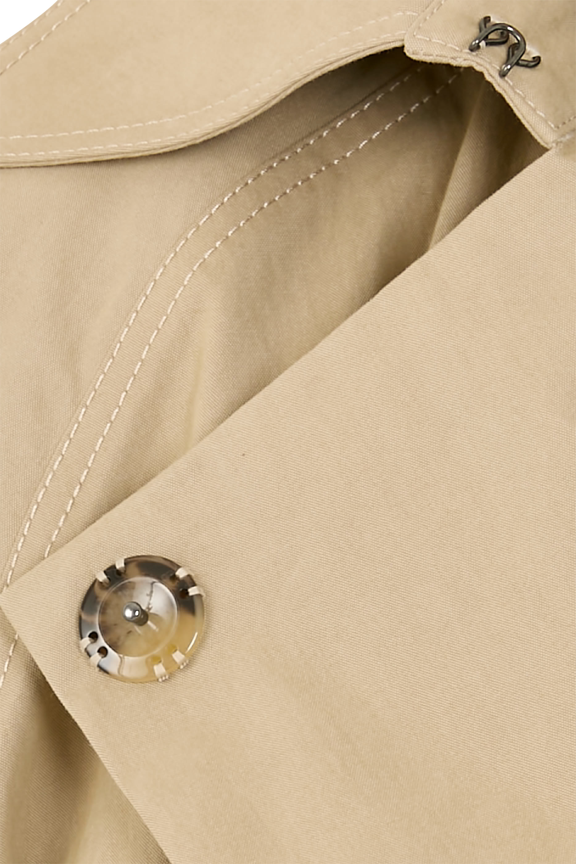 Kaia Voluminous Trench Coat in Heavy Cotton