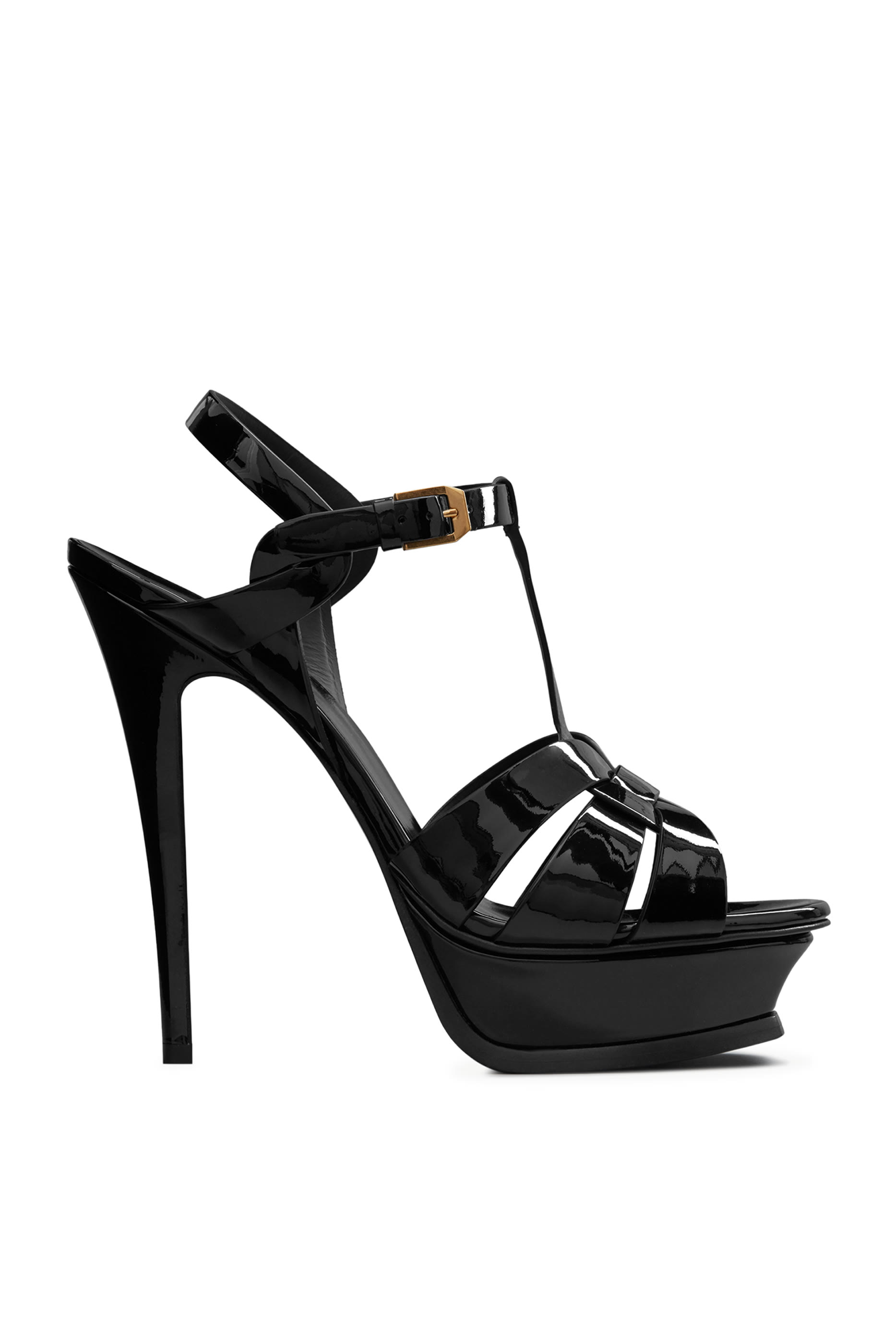 Tribute 135 Platform Sandals in Patent Leather 