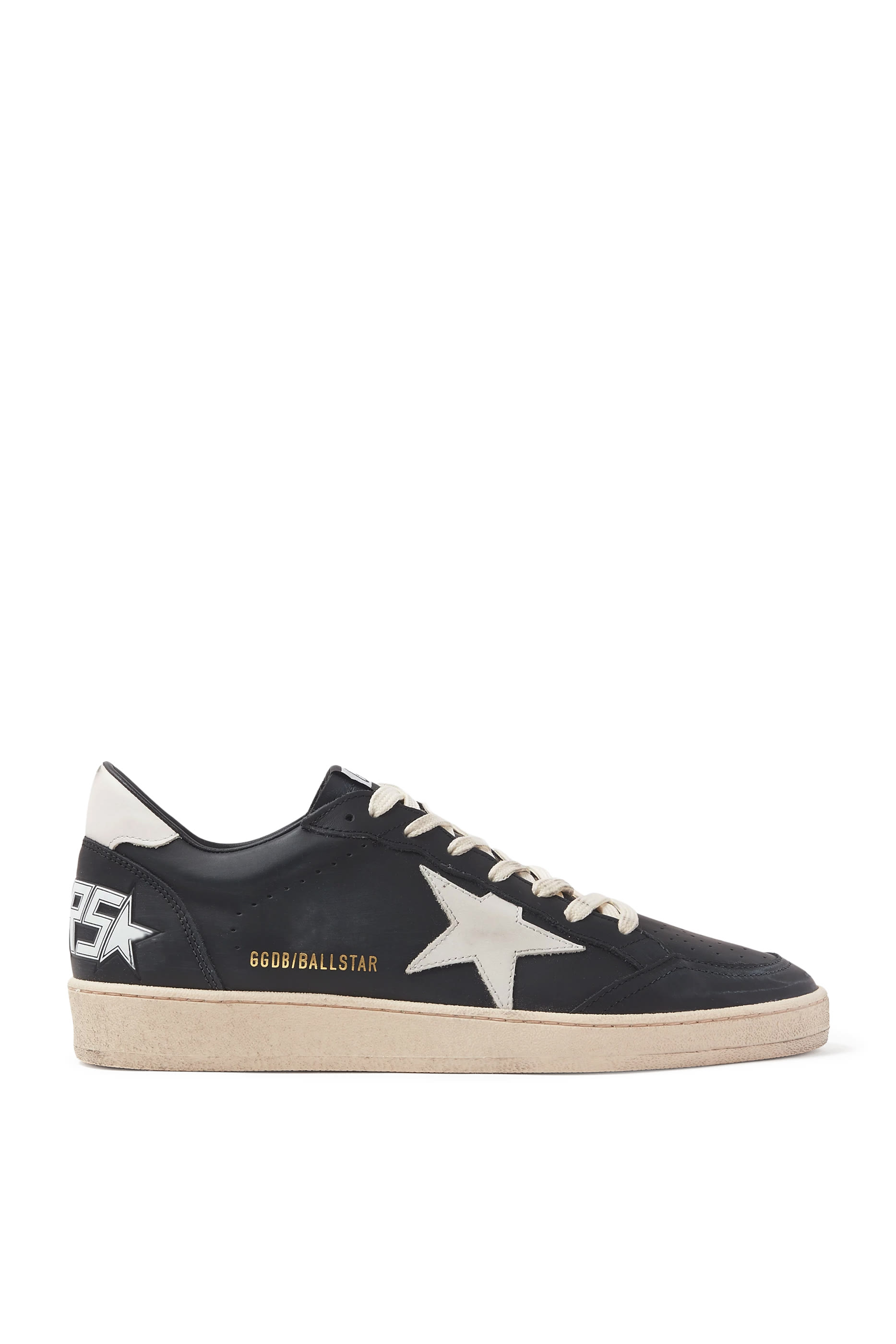Ball Star Sneakers with Leather Star and Heel Tab