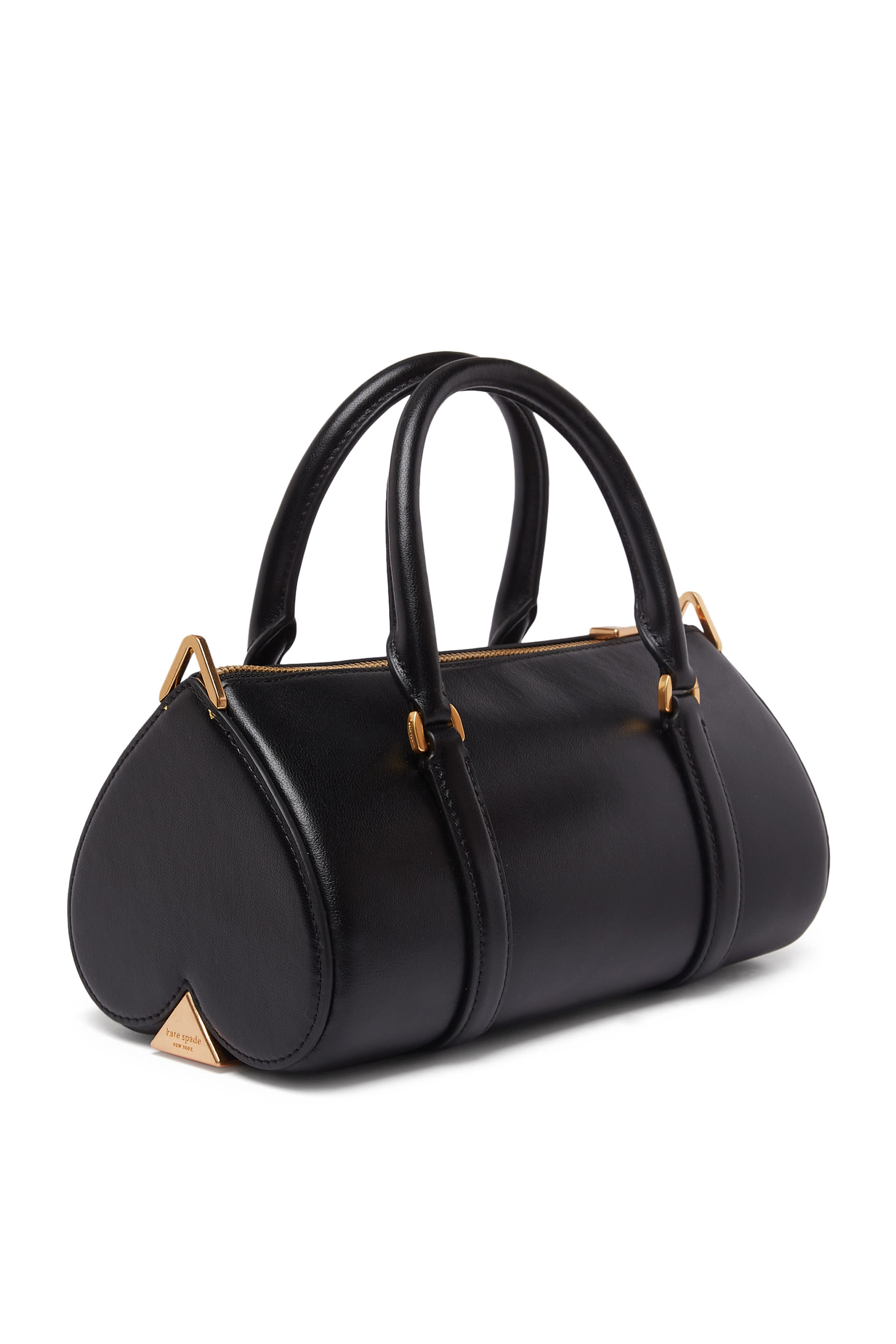 Leather Duffle Crossbody Bag