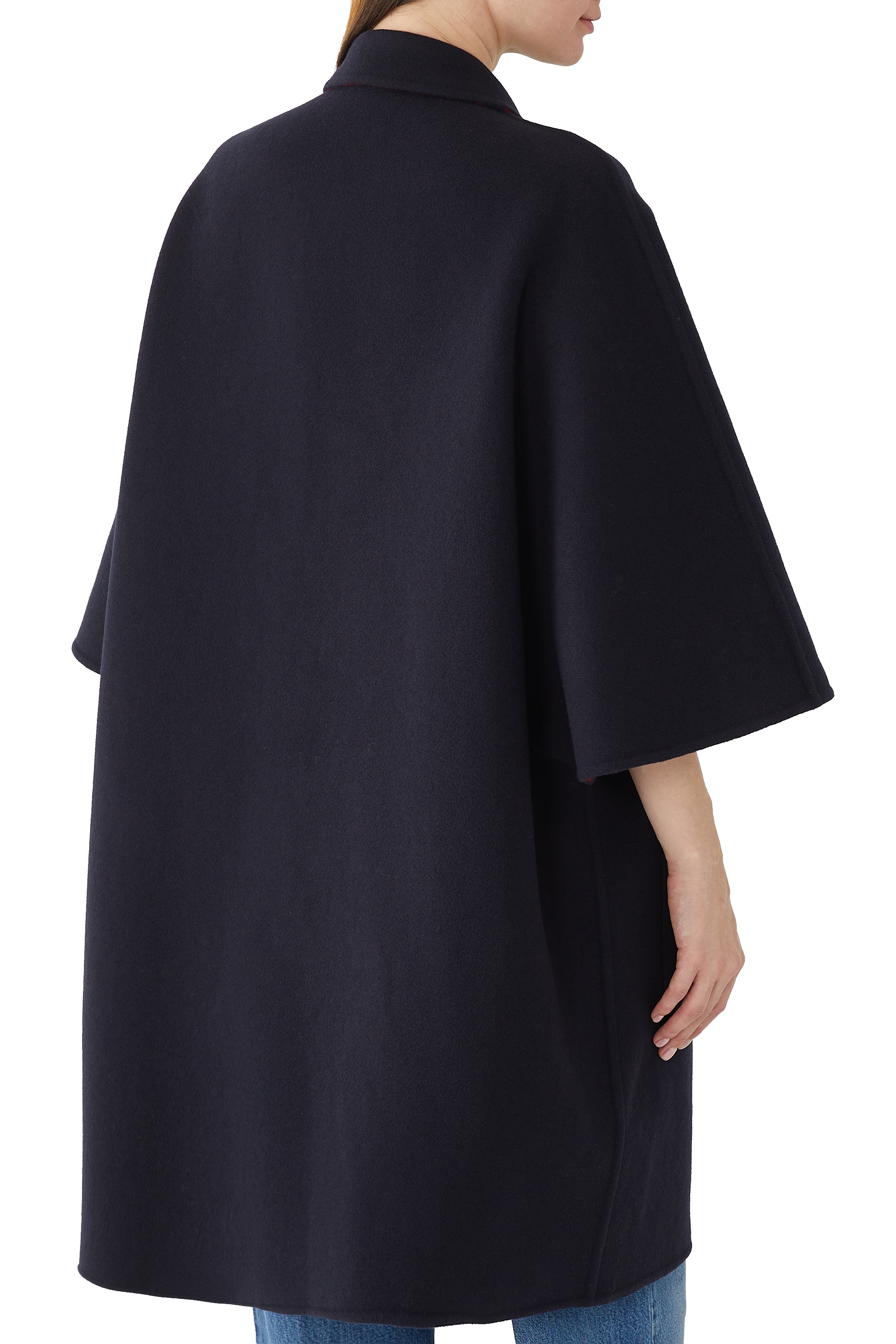 Reversible Wool Silk Coat