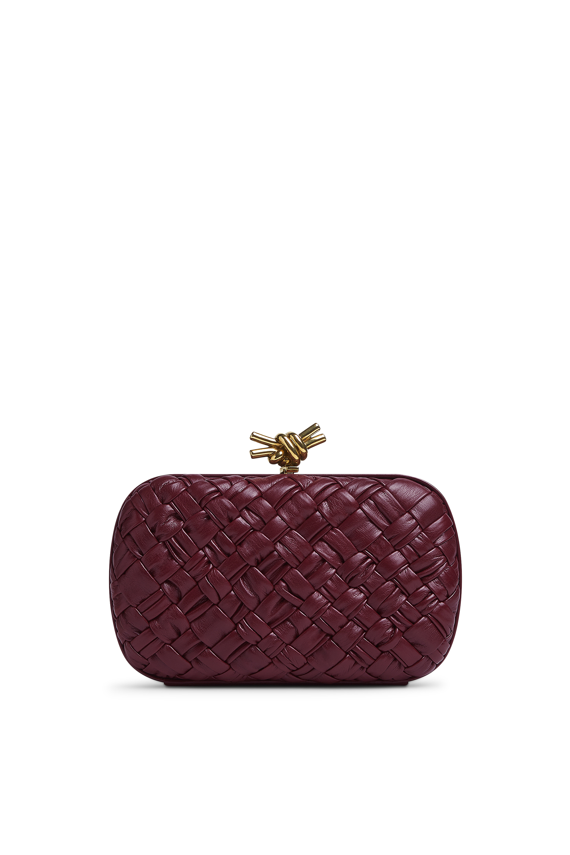 Knot Leather Clutch Bag
