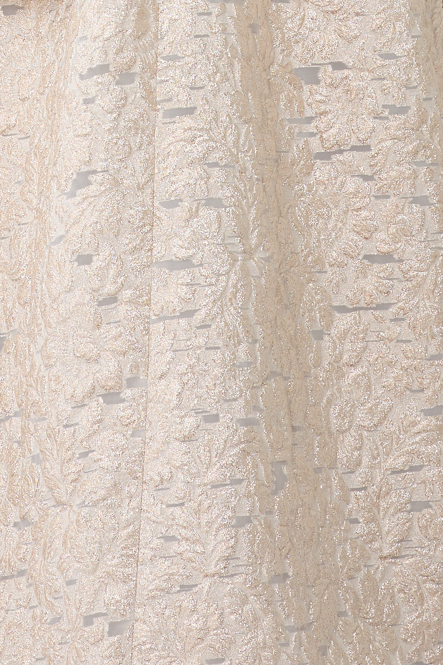 Strapless Fil Coupé Gown