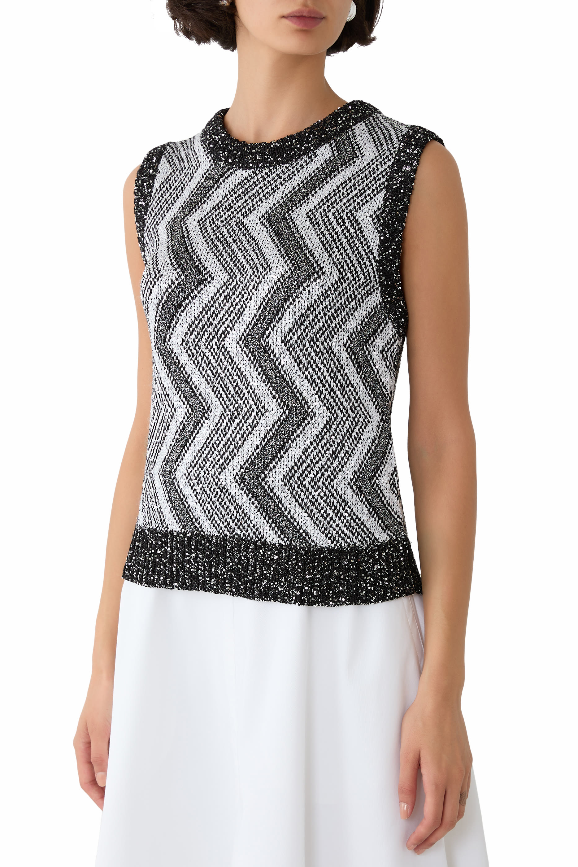 Zigzag Sweater Vest