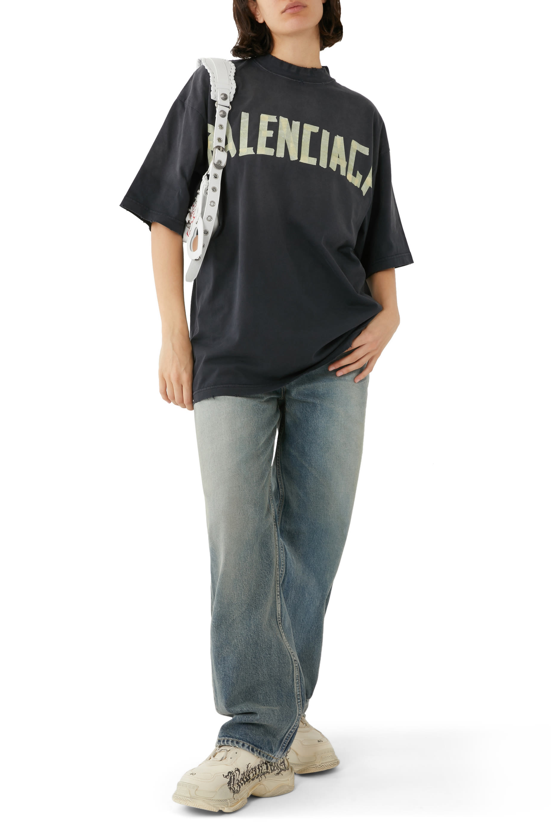 Unisex Tape Logo T-Shirt