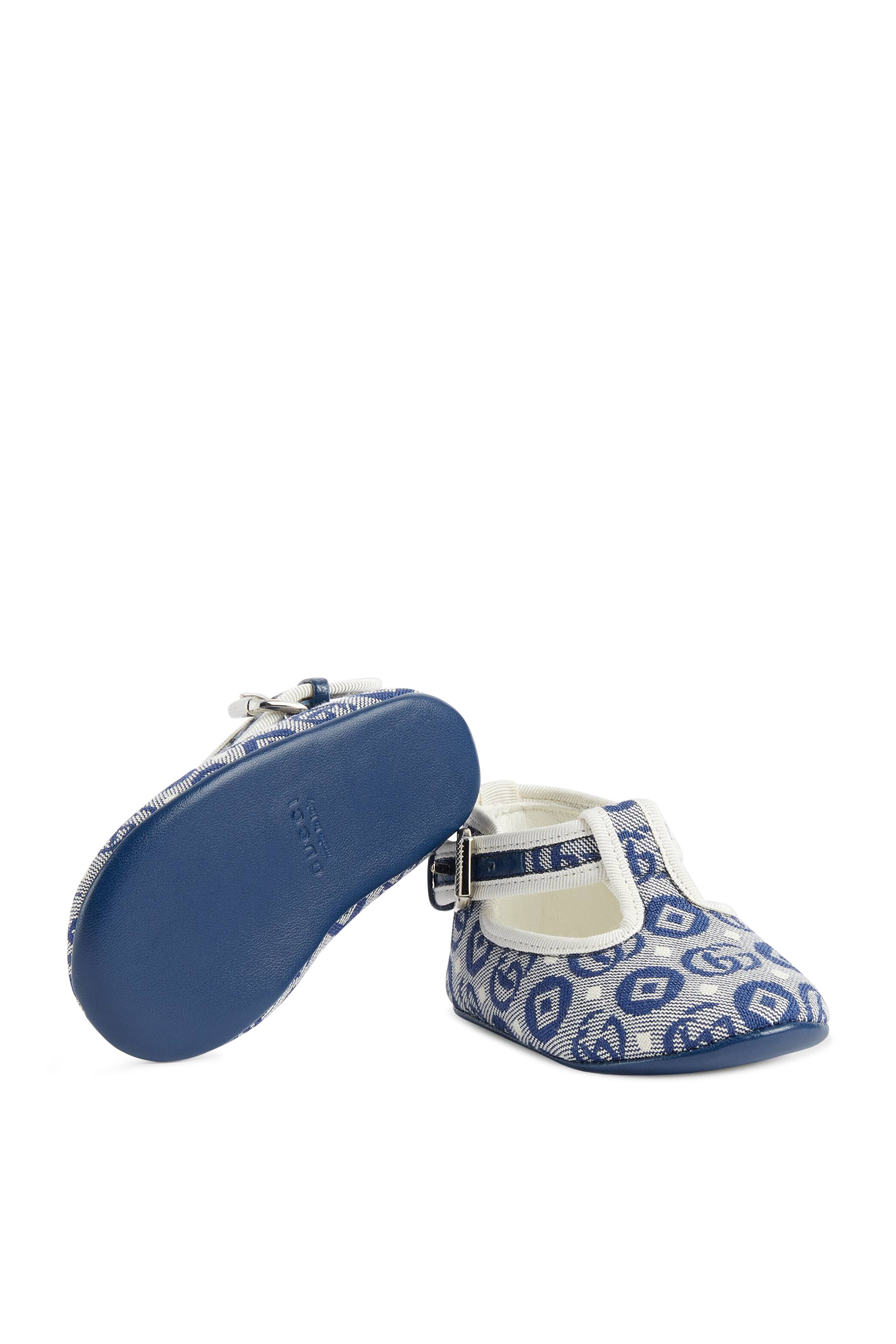 Kids Baby Double G Geometric Ballet Flats