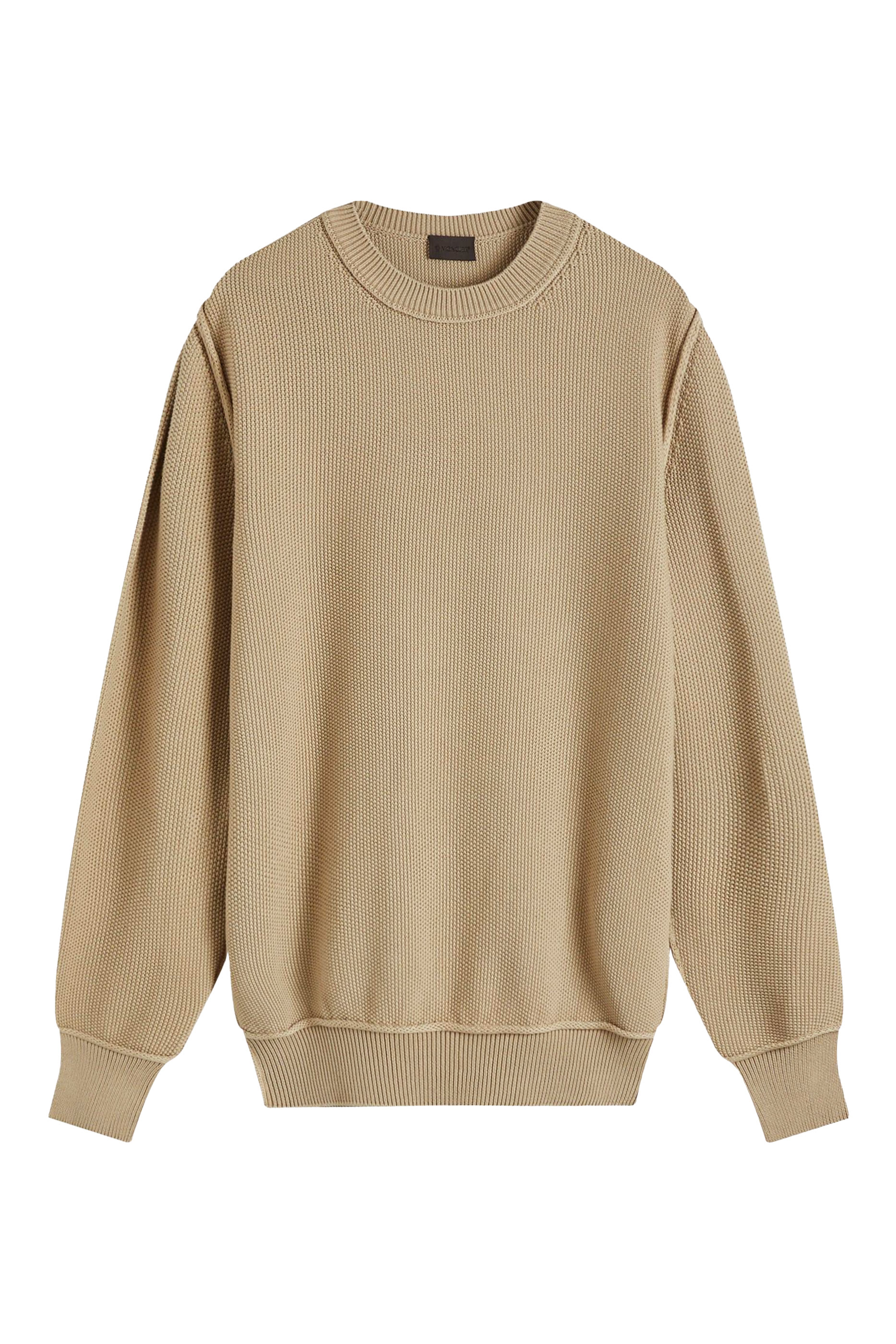 Logo Cotton Yarn Crewneck Sweatshirt