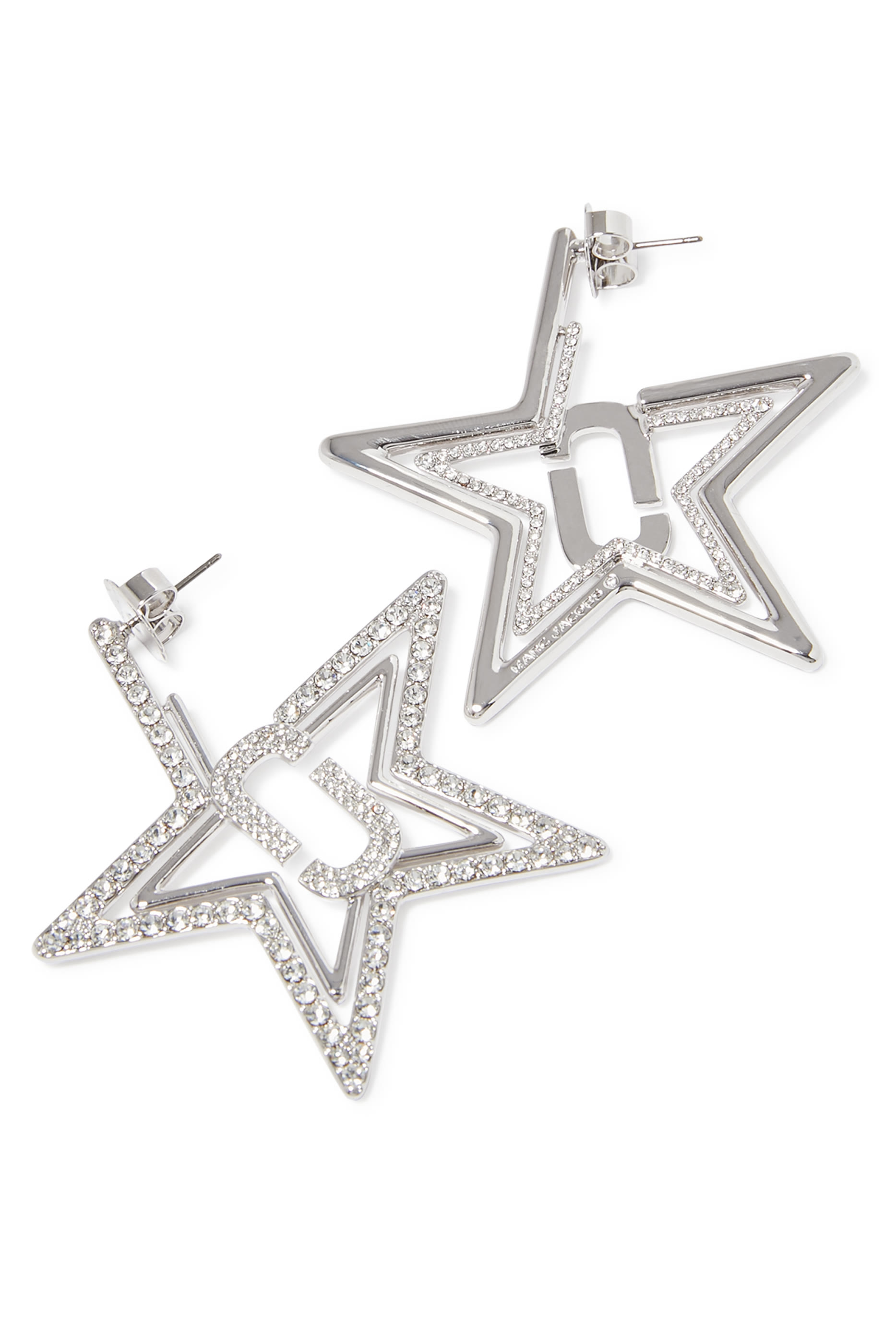 J Marc Star Hoop Earrings