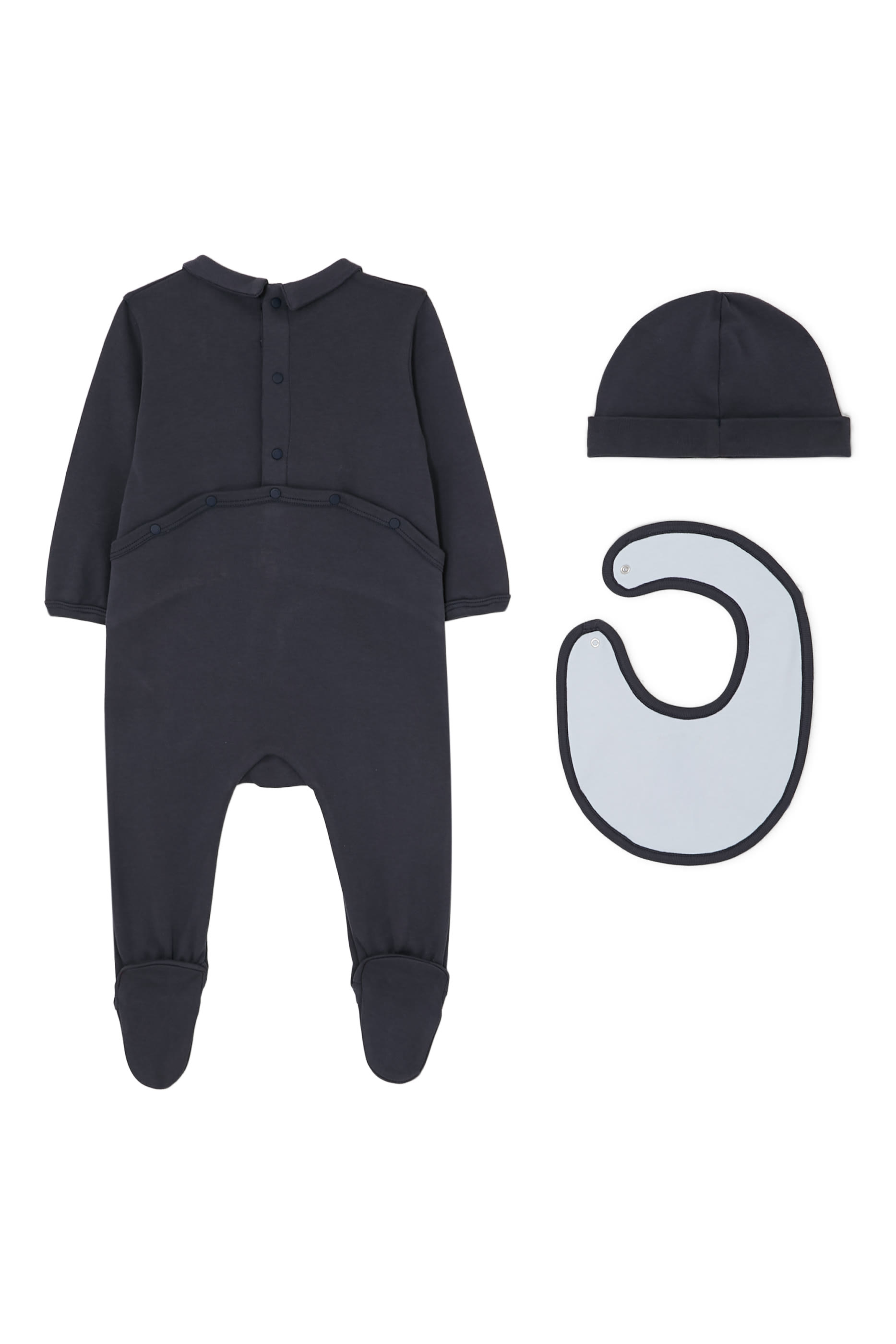 Kids Logo-Embroidered Babygrow Set