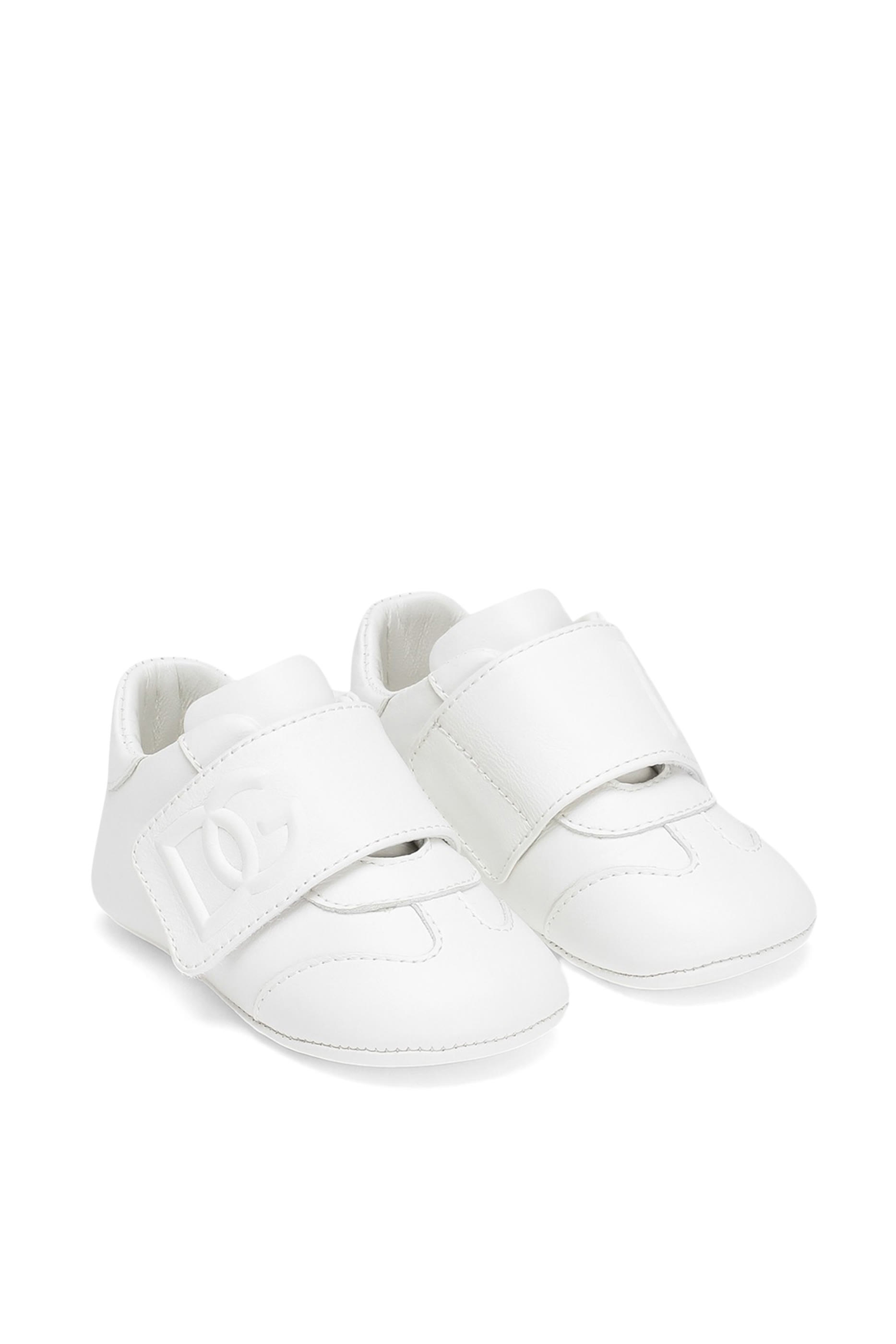 Kids DG Logo Leather Slippers