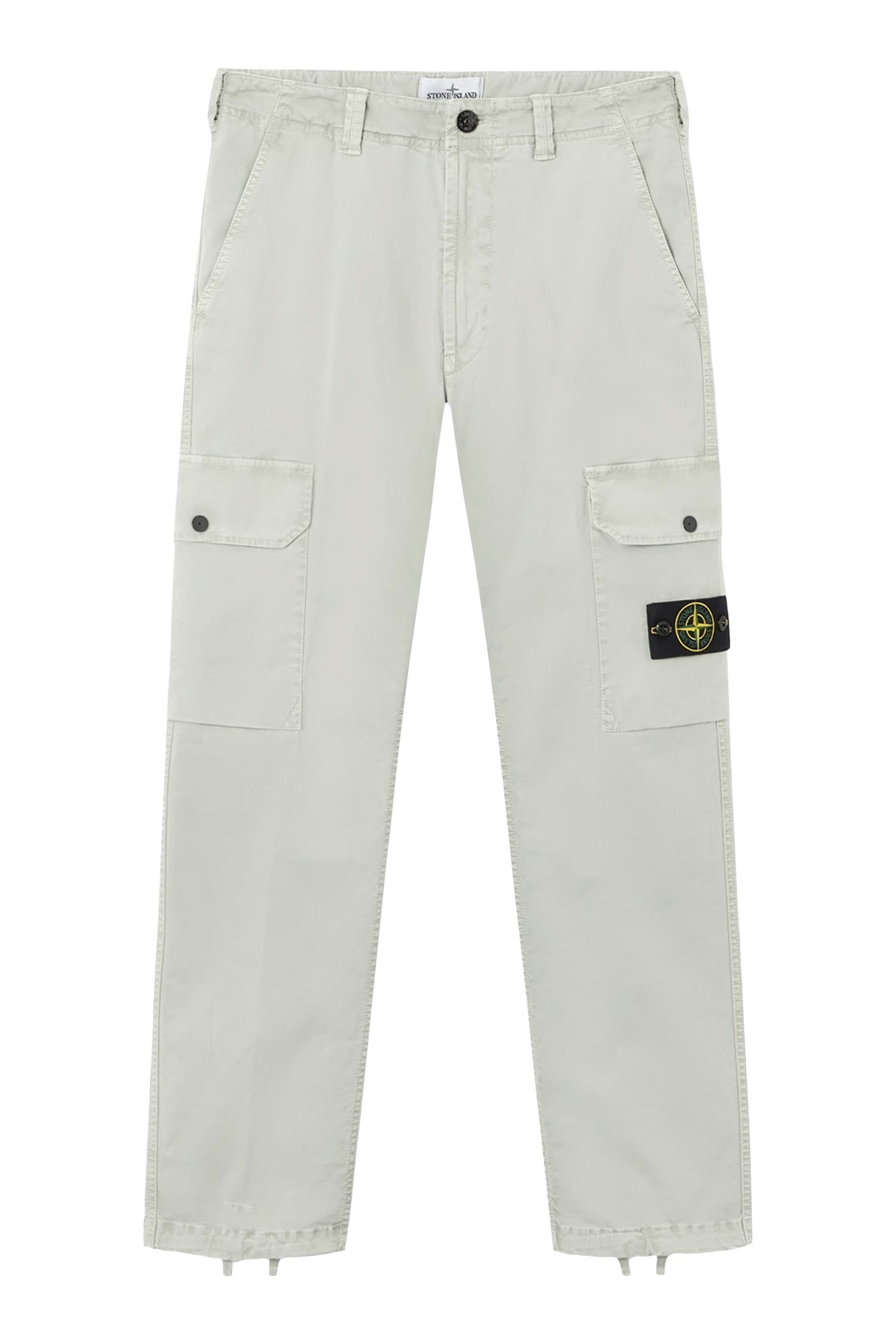 Organic Cotton Stretch Broken Twill Trousers 
