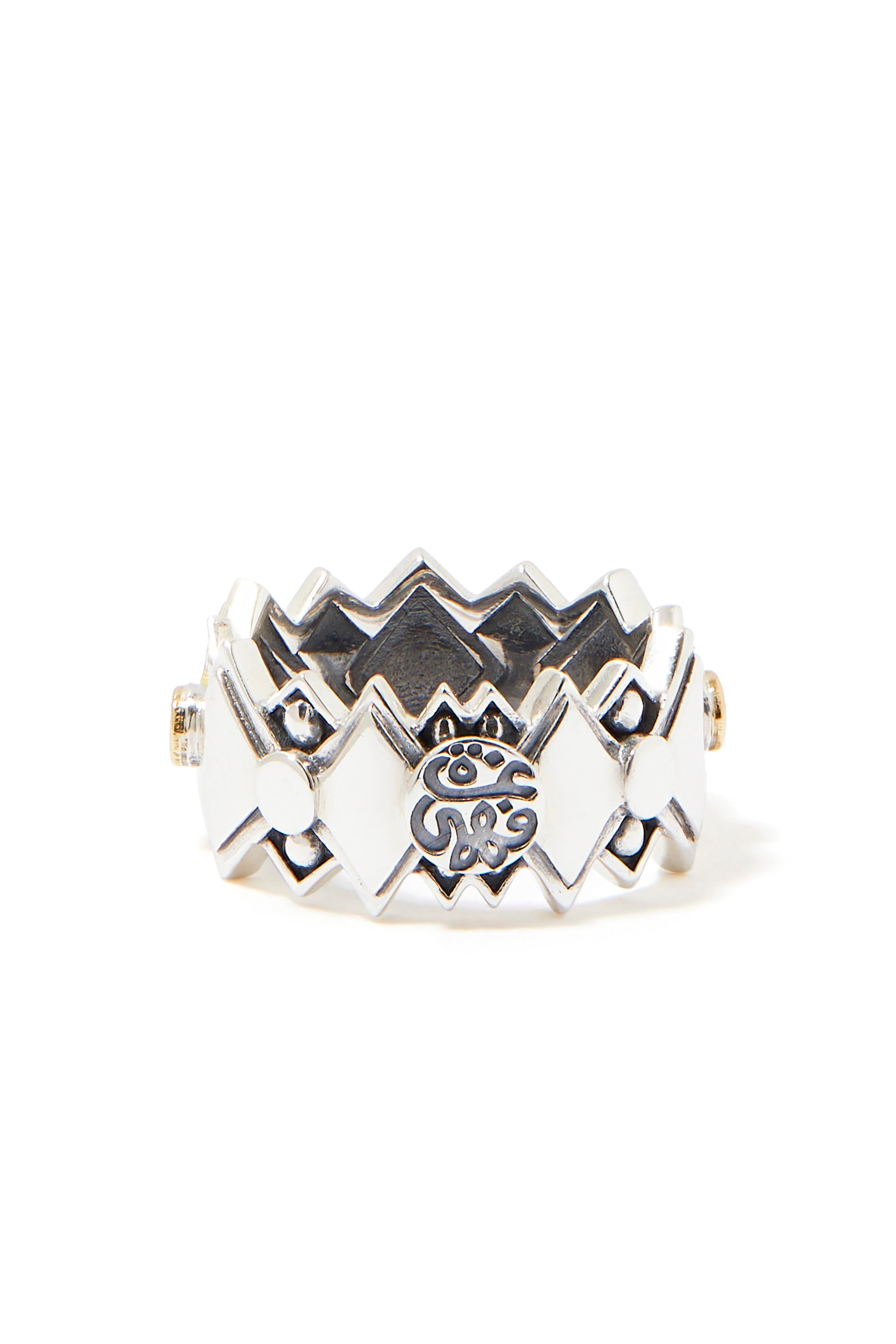 Beloved Band, 18k Yellow Gold with Rhodolite & Diamonds