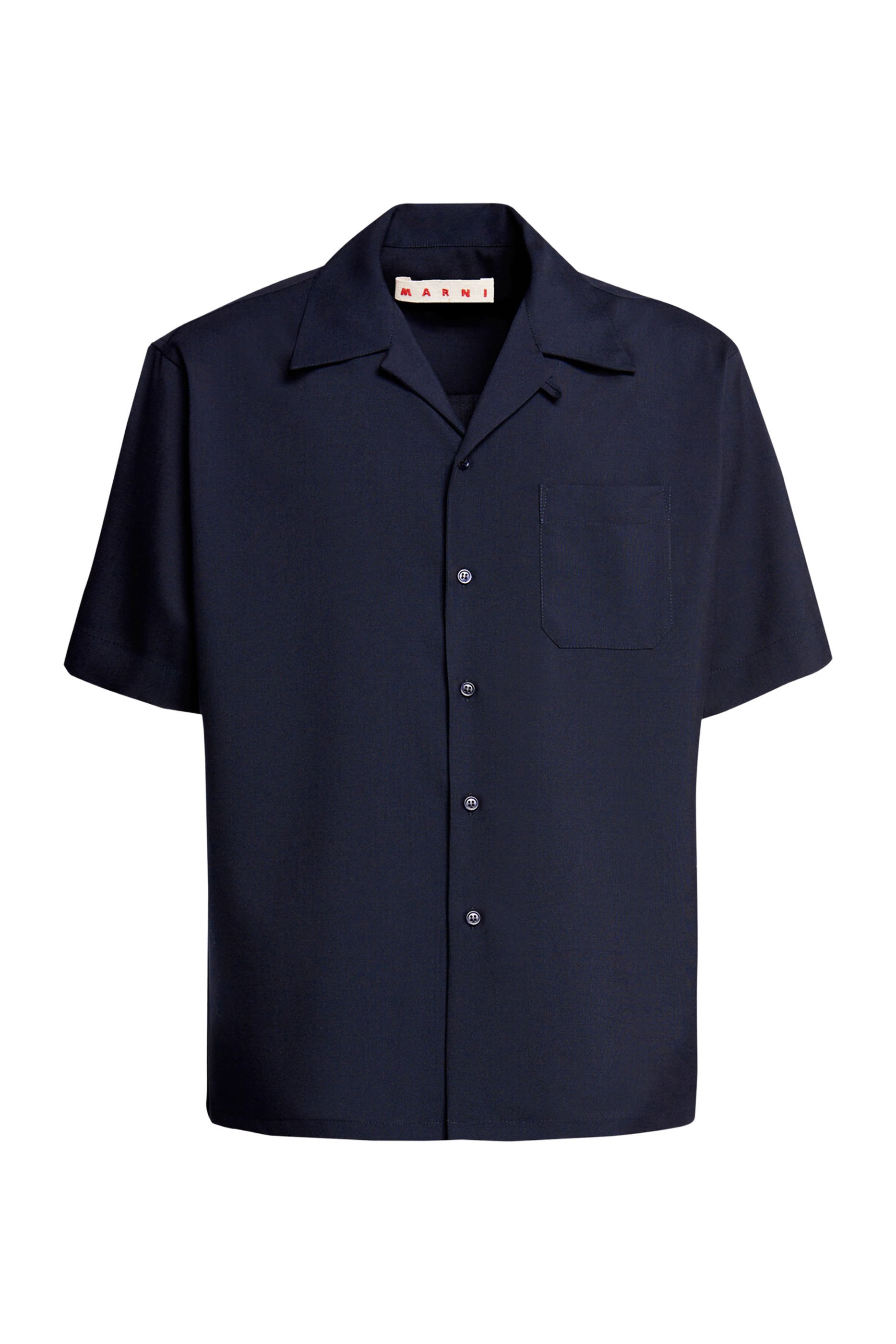 Tropical Wool Bowling Shirt