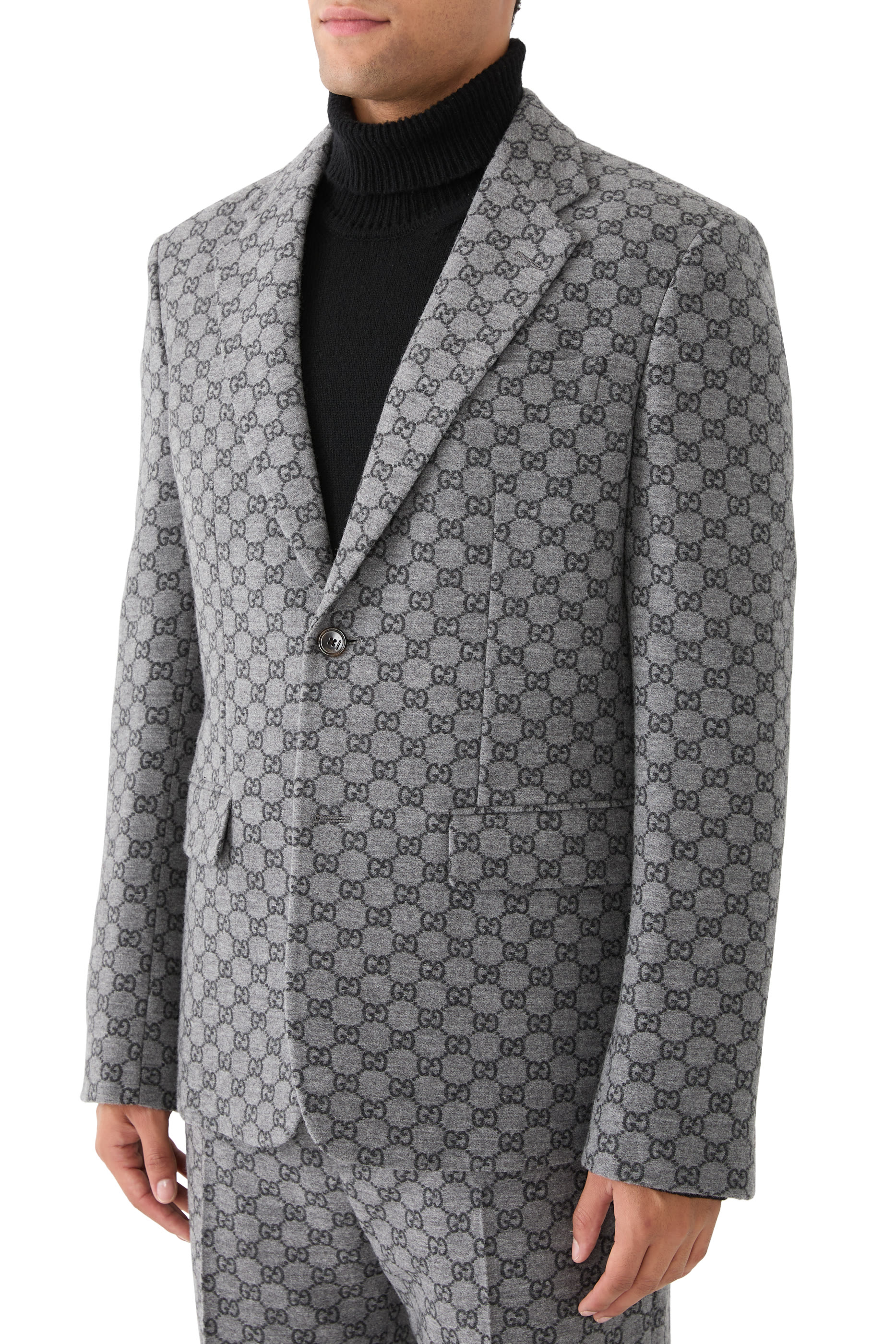 GG Wool Flannel Jacket