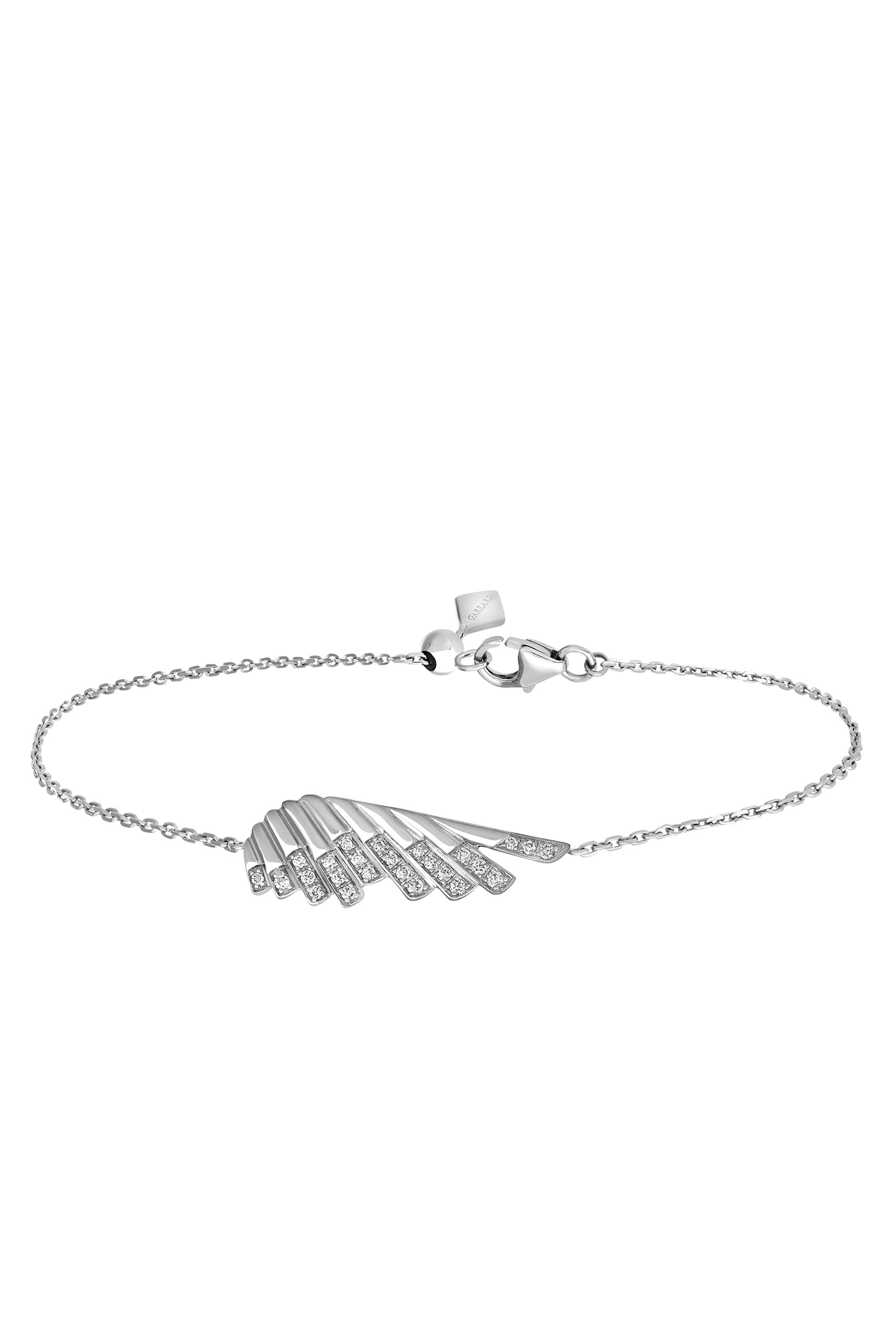 Wings Rising Mini Icons Bracelet, 18K White Gold & Diamonds