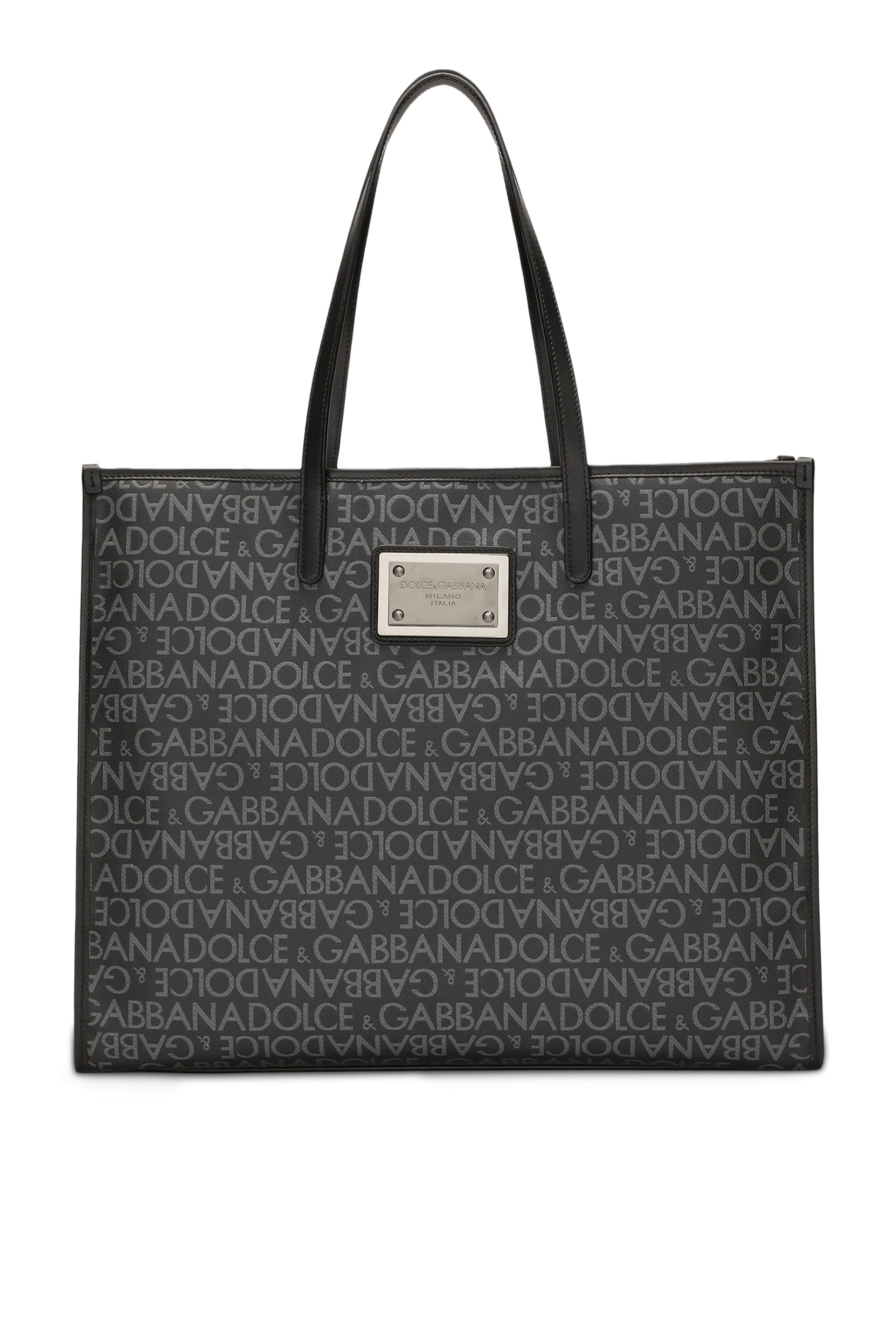 Large Coated Jacquard Shopper