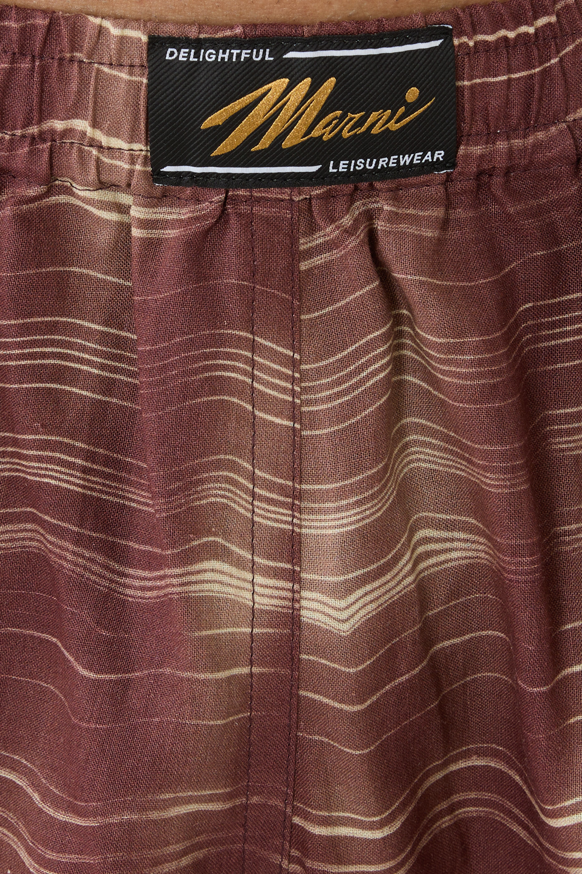 Striped Ramie Shorts