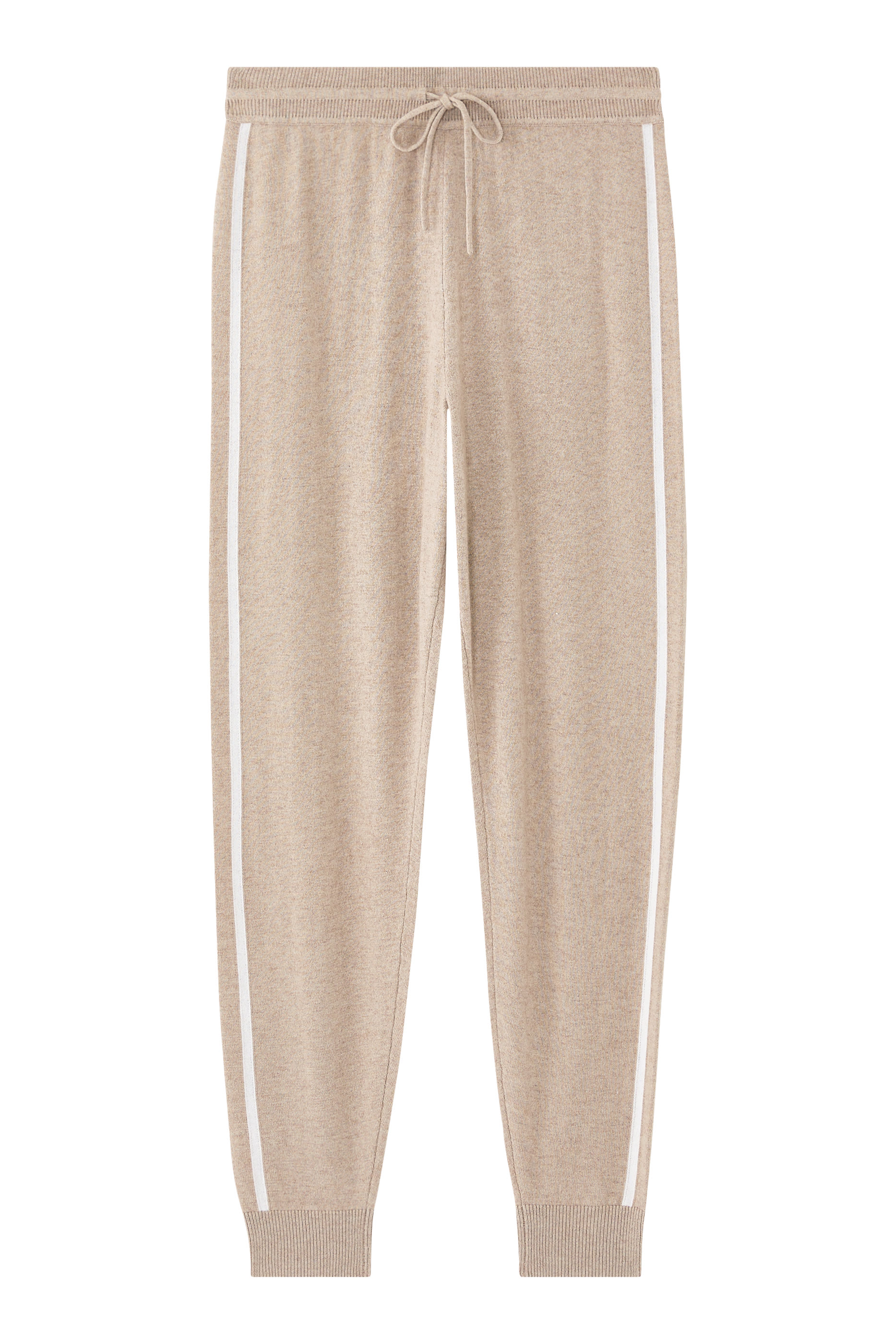 Stripe Detail Joggers with Cashmere