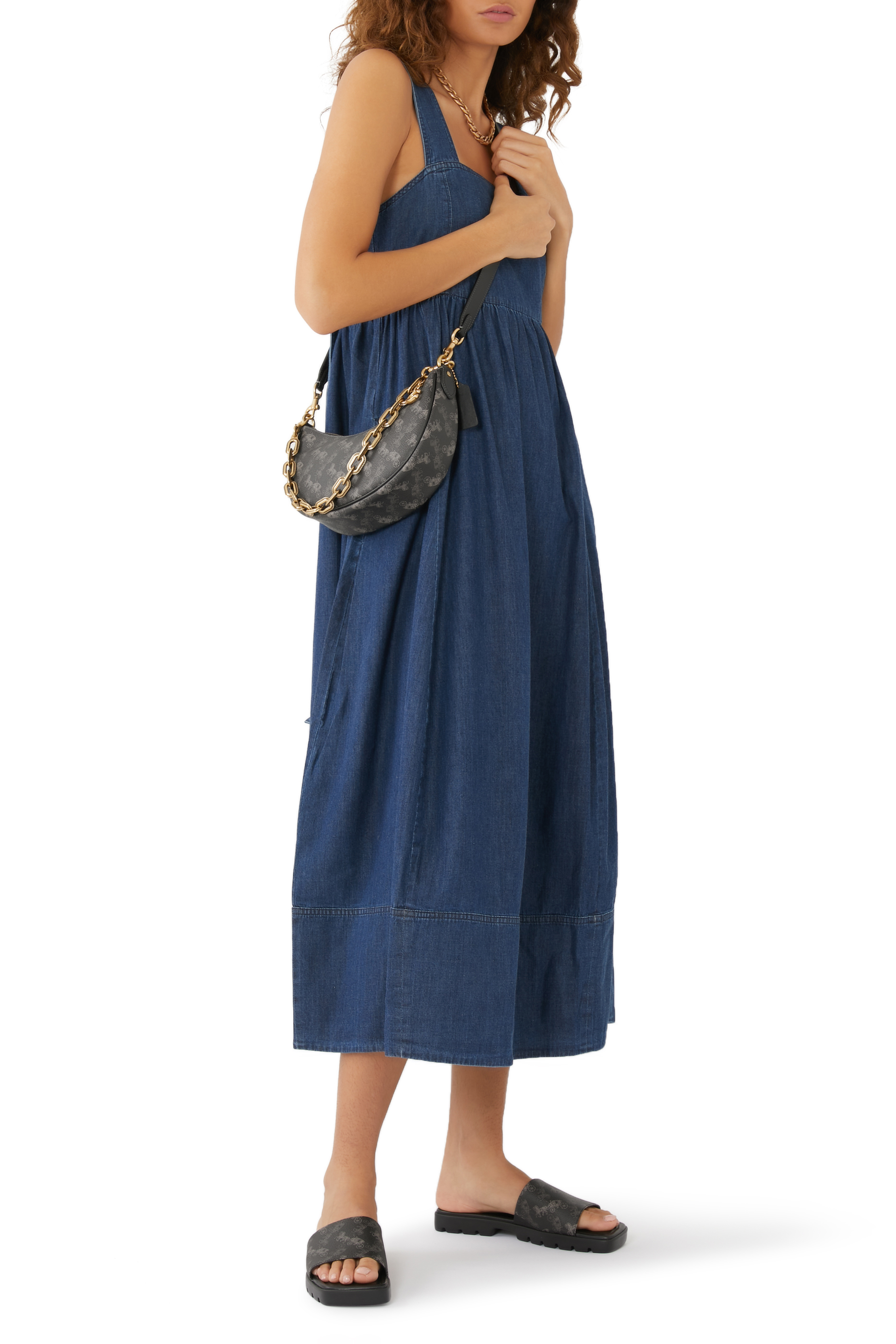 Florence Horse & Carriage-Print Sandals