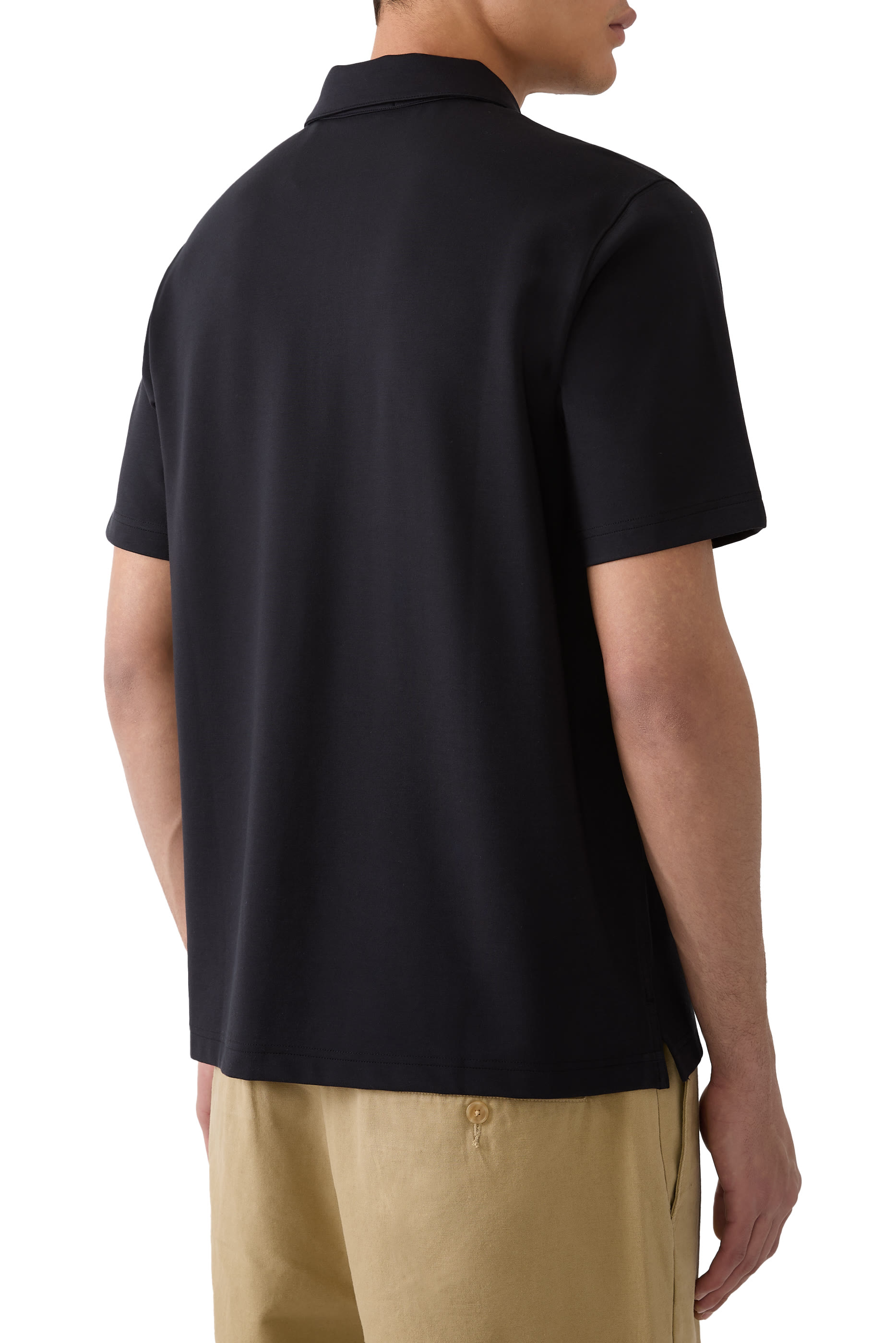 Theory Ryder Quarter Zip Polo Shirt