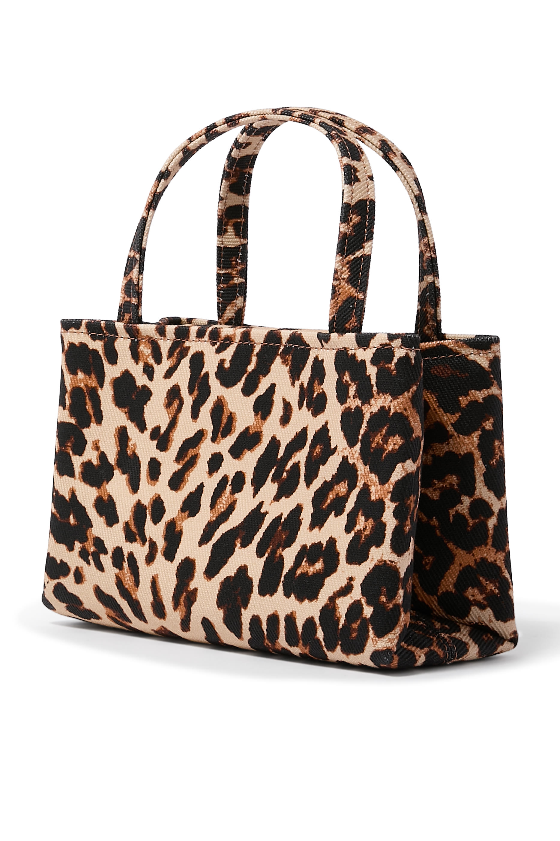 Sam Icon Leopard Mini Tote Bag