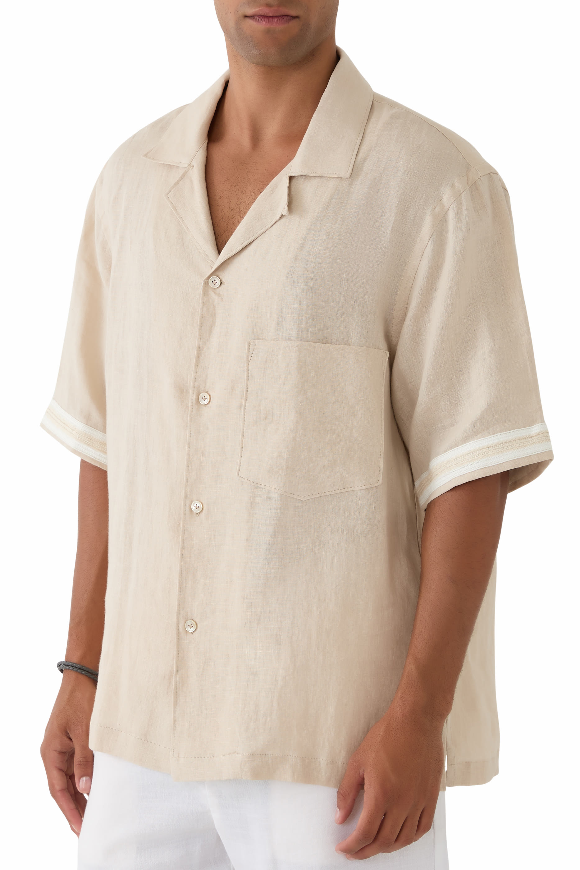 Linen Detail Shirt