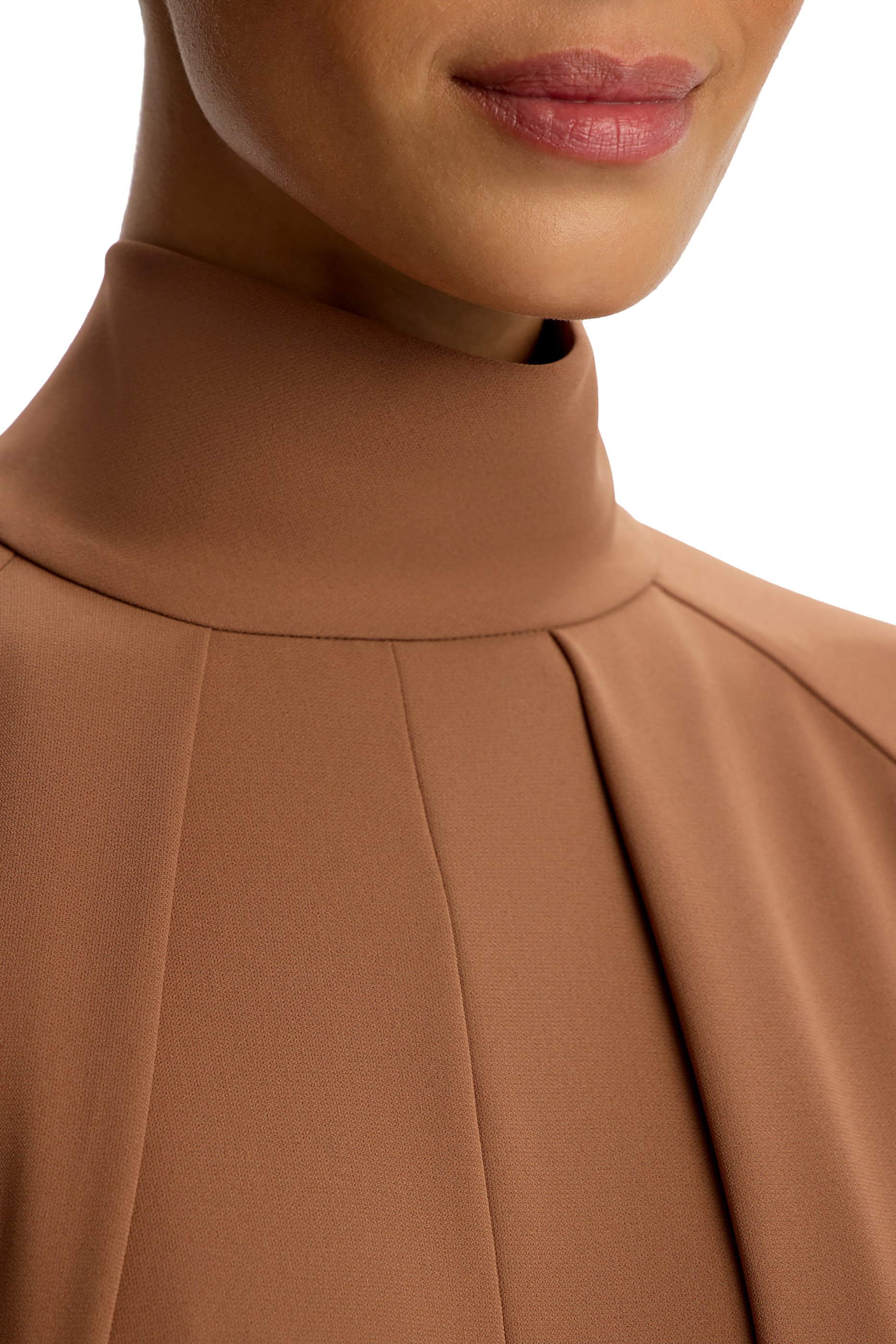 High-Neck Maxi Dress