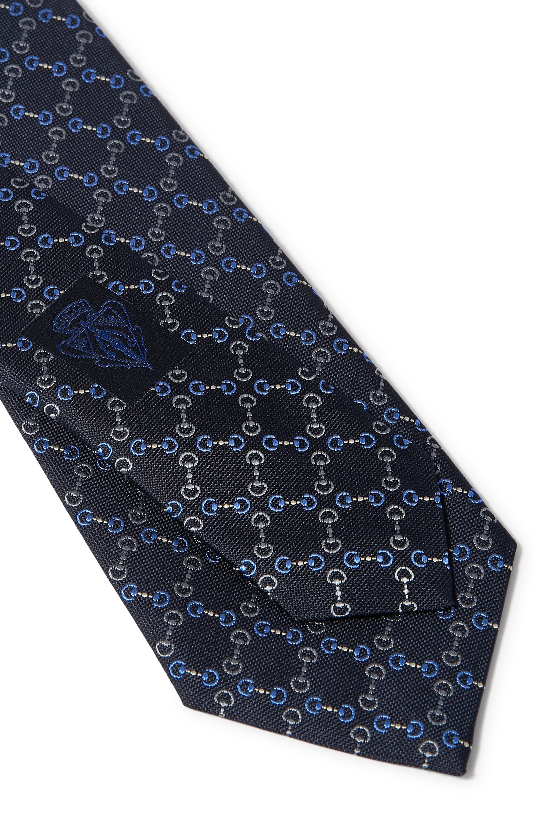 Horsebit Jacquard Tie