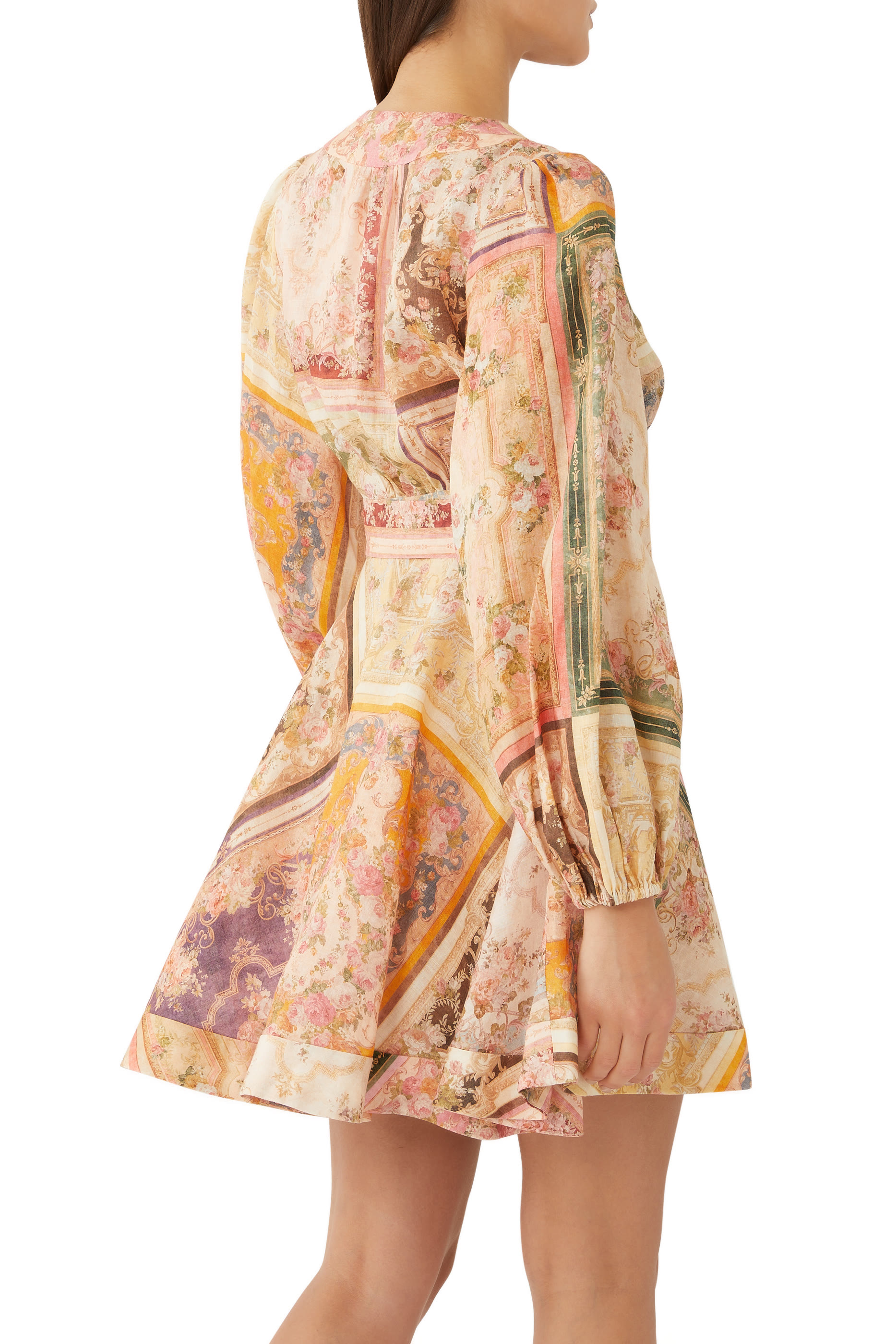 August Wrap Mini Dress