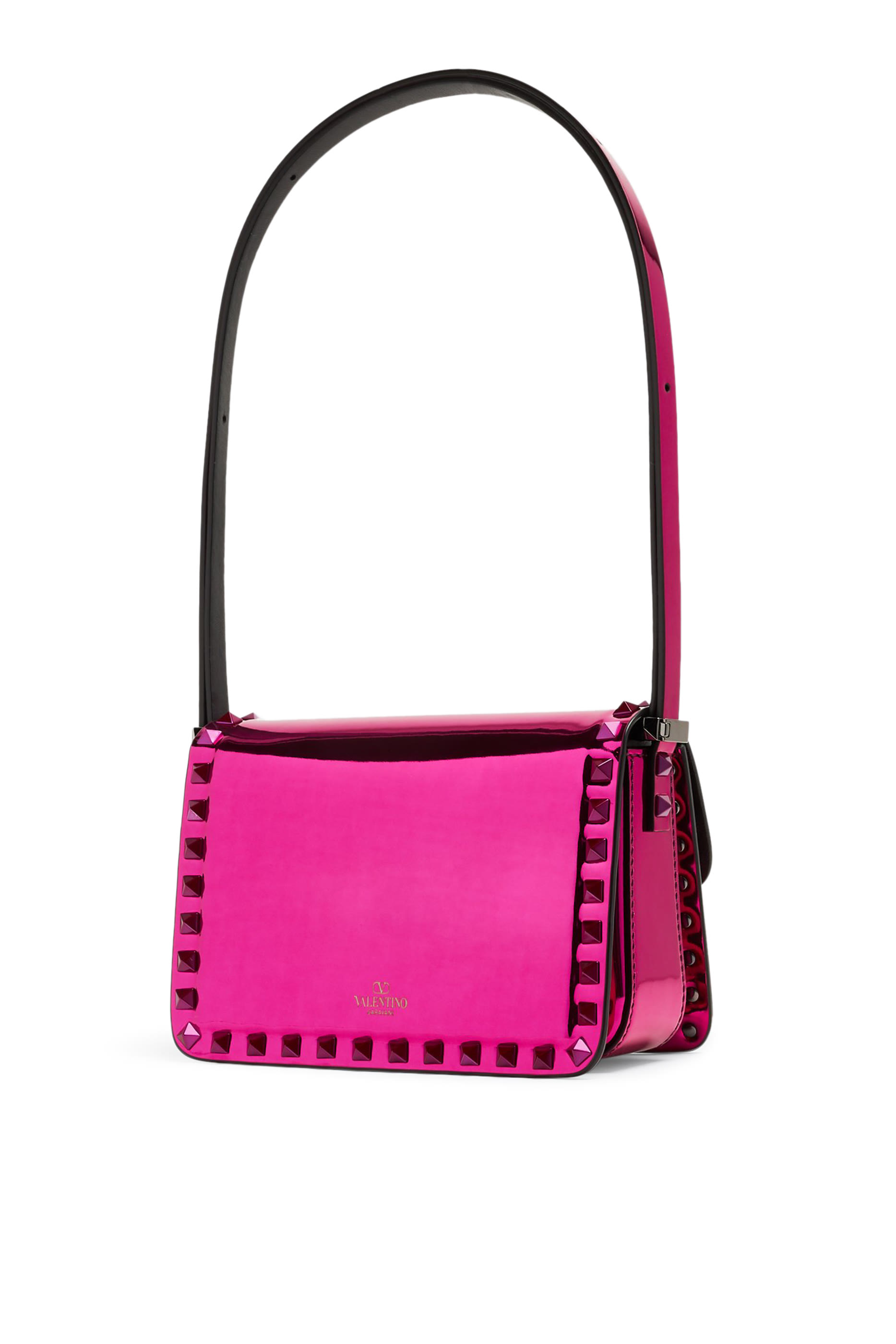 Rockstud Leather Shoulder Bag