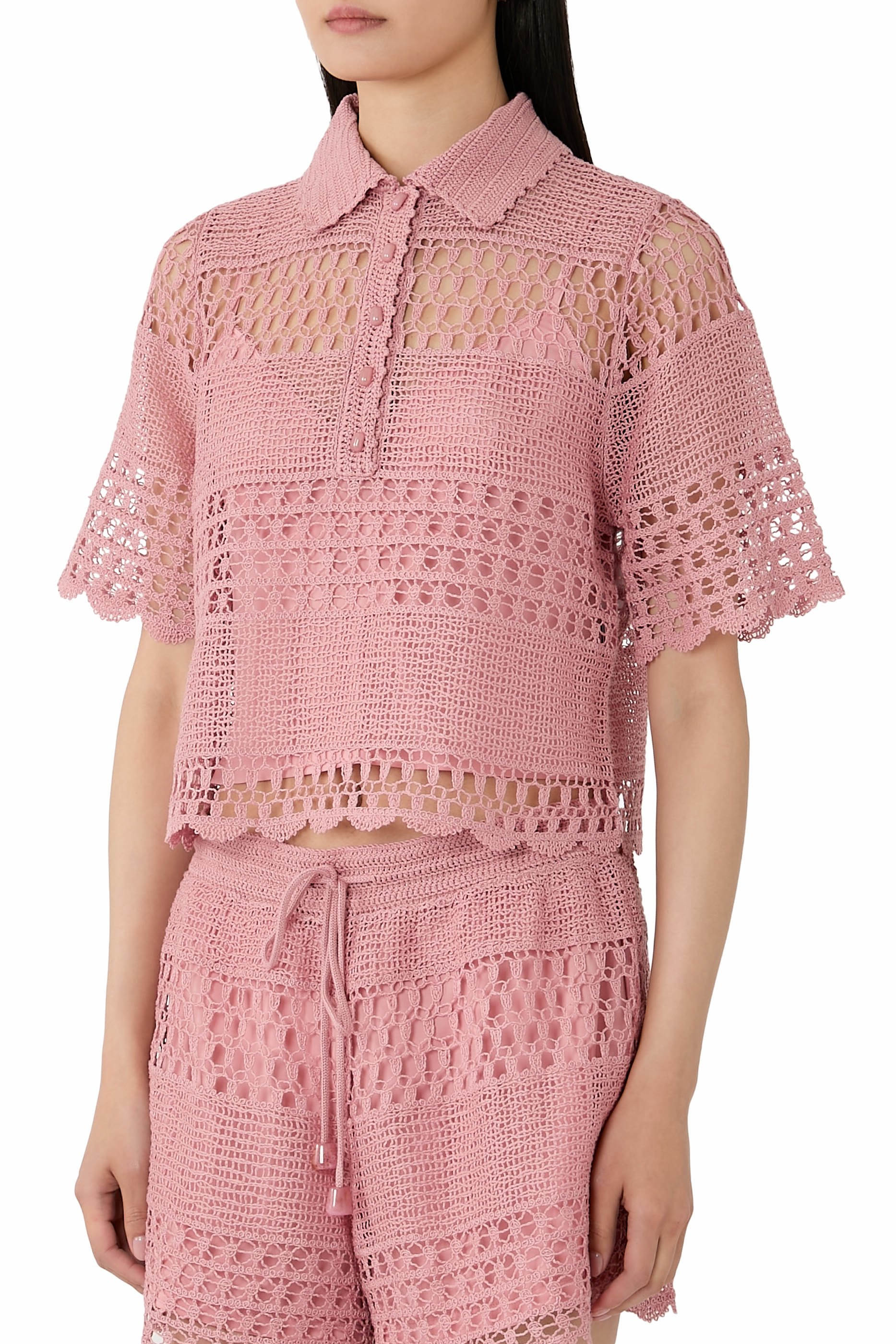 Wanderlust Sun Crochet Shirt