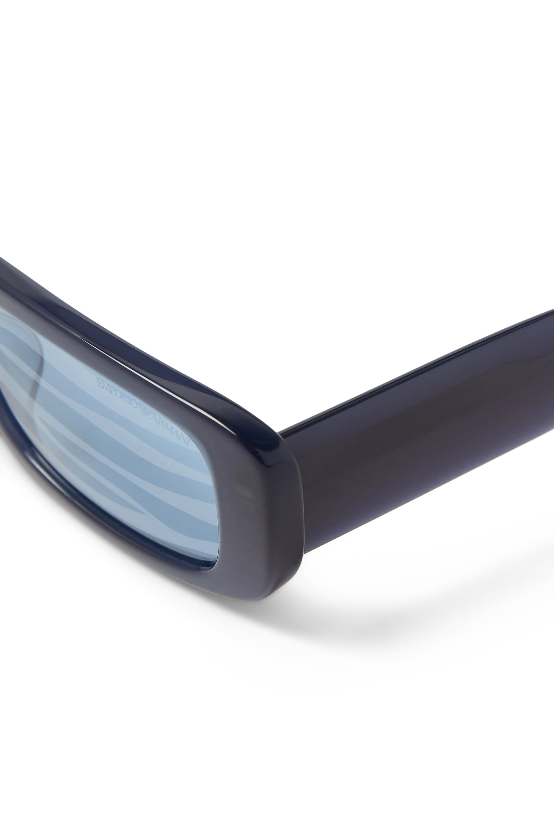 Leopard Print Rectangular Sunglasses