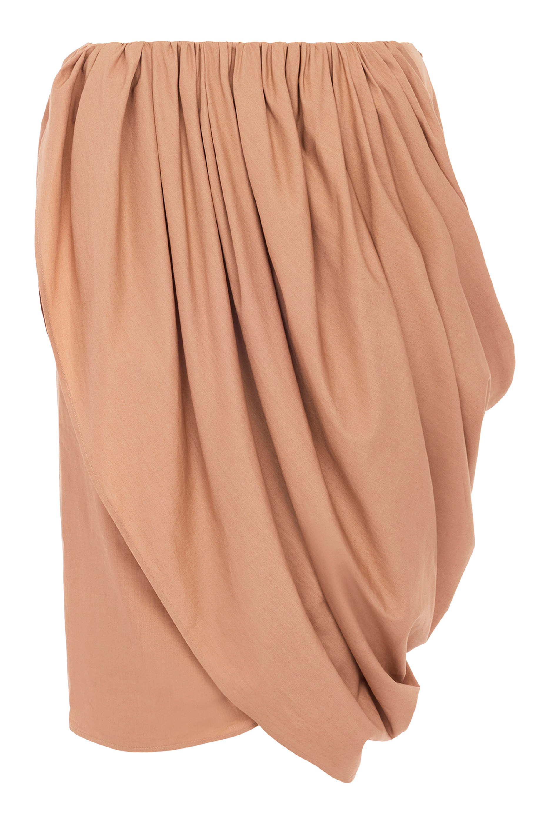 Knee-Length Wrap Skirt