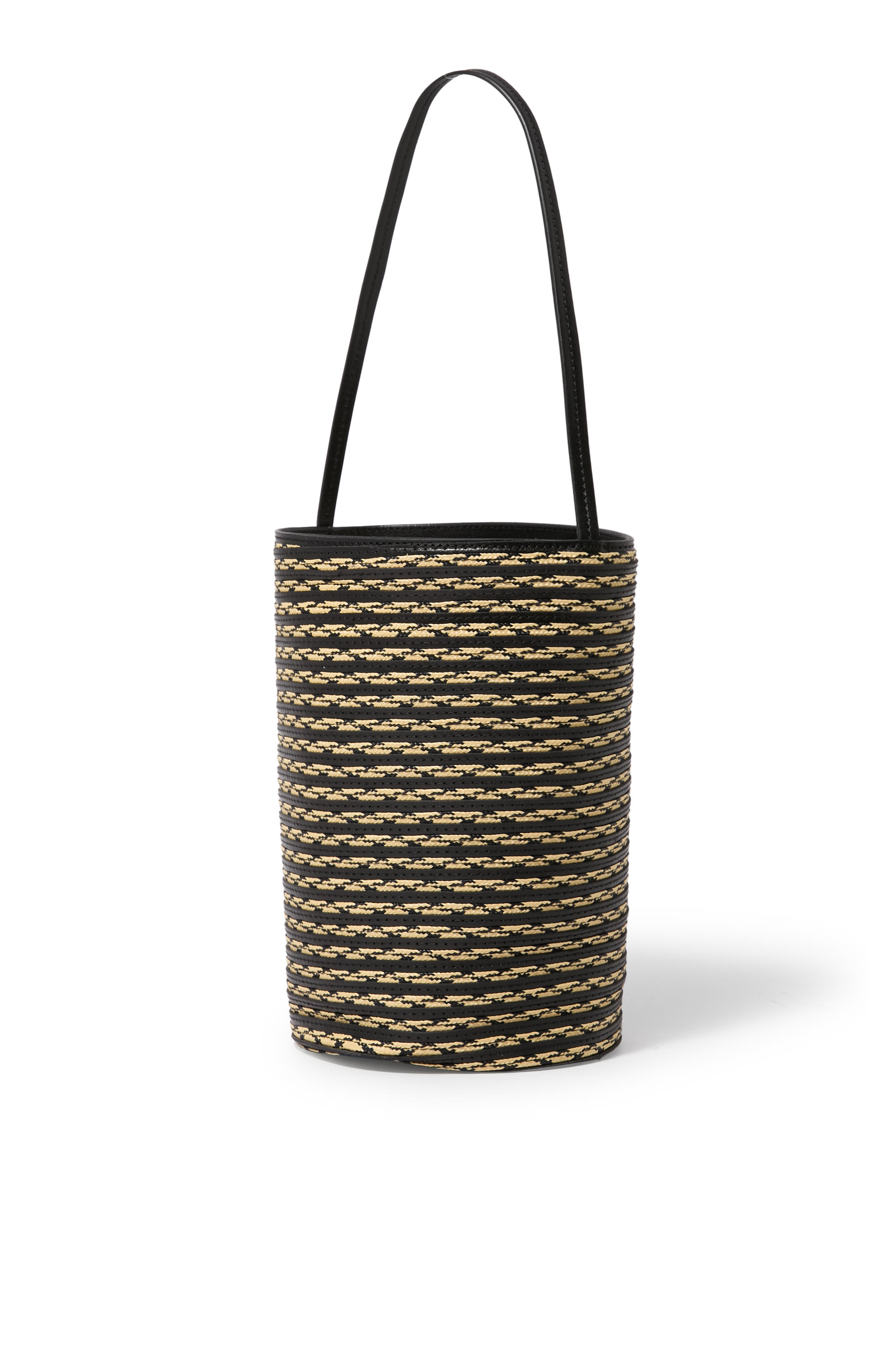 Beau Raffia North South Small Tote