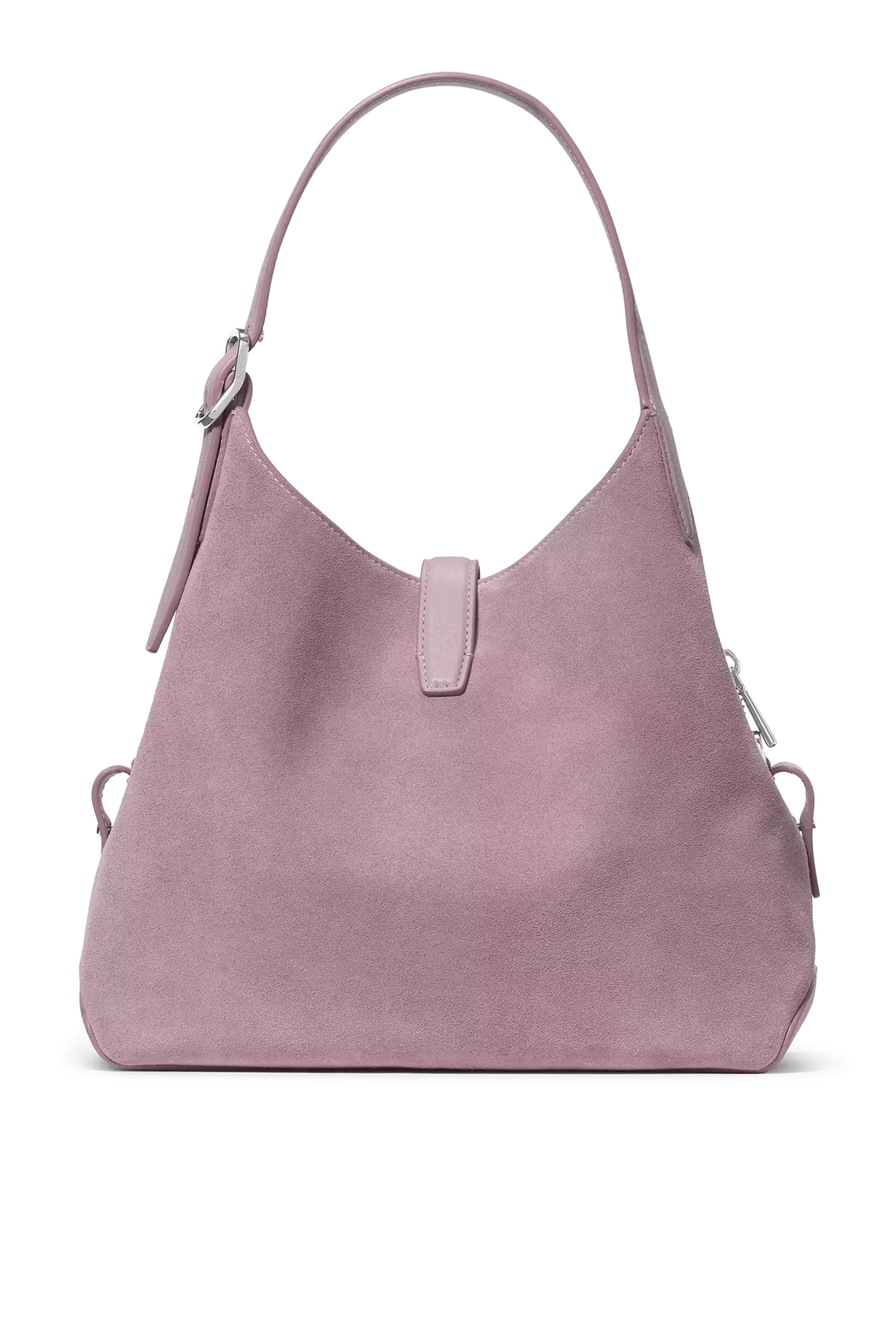 Deco Suede Crossbody Tote Bag