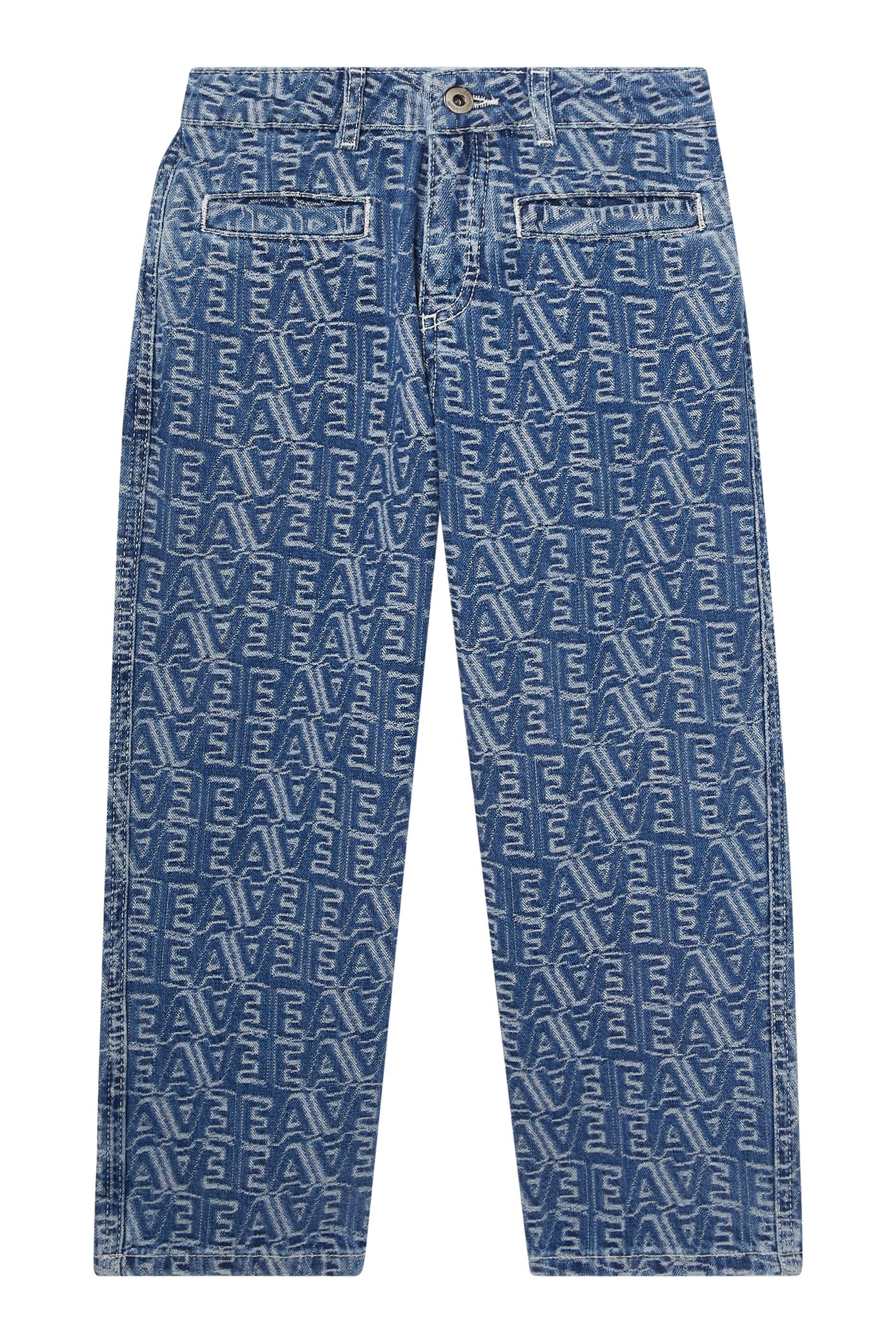 Kids All-Over EA Logo Jeans
