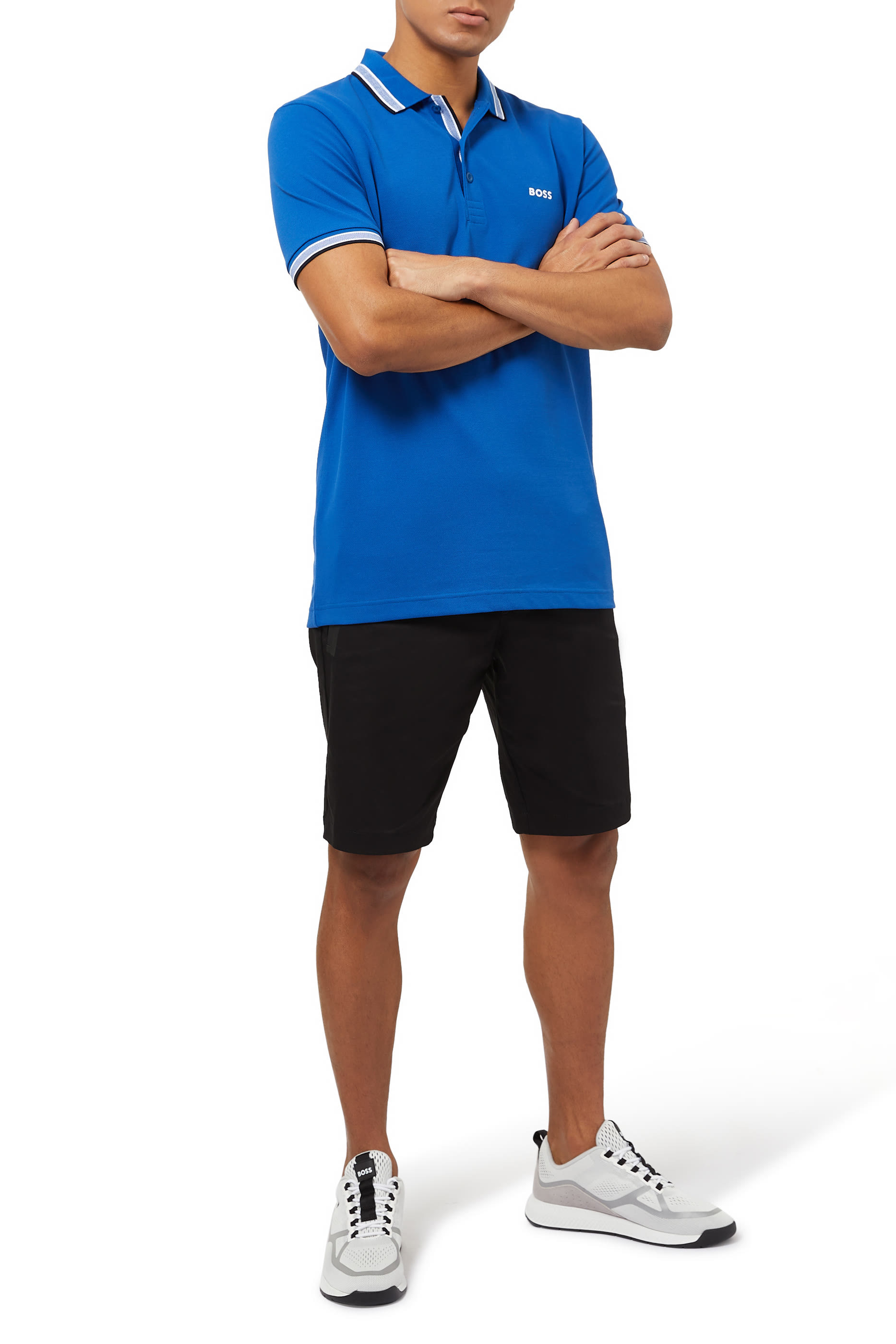 Paddy Polo Shirt with Curved Logo